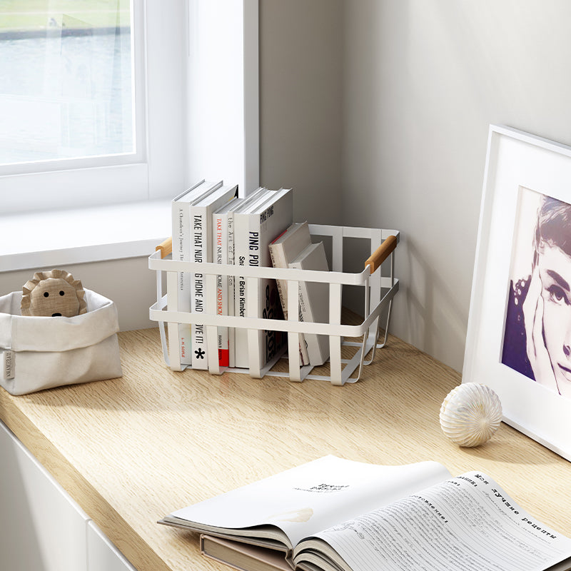 White Storage Basket