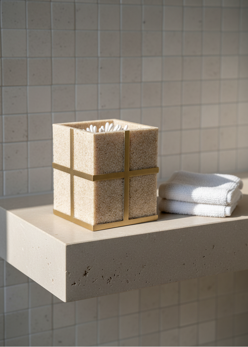 Axia Cotton Jar - Beige