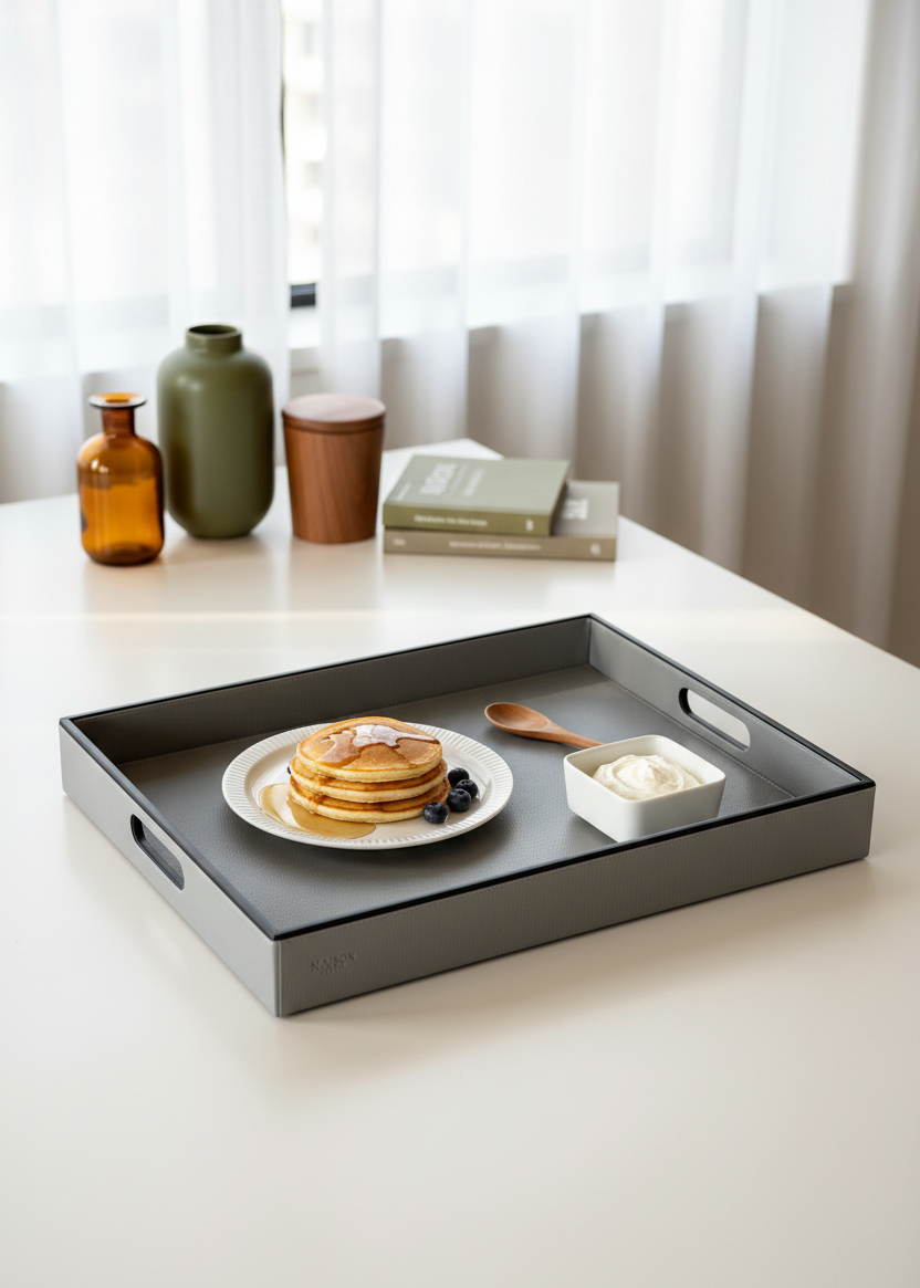 Naples Serving Tray - Grey