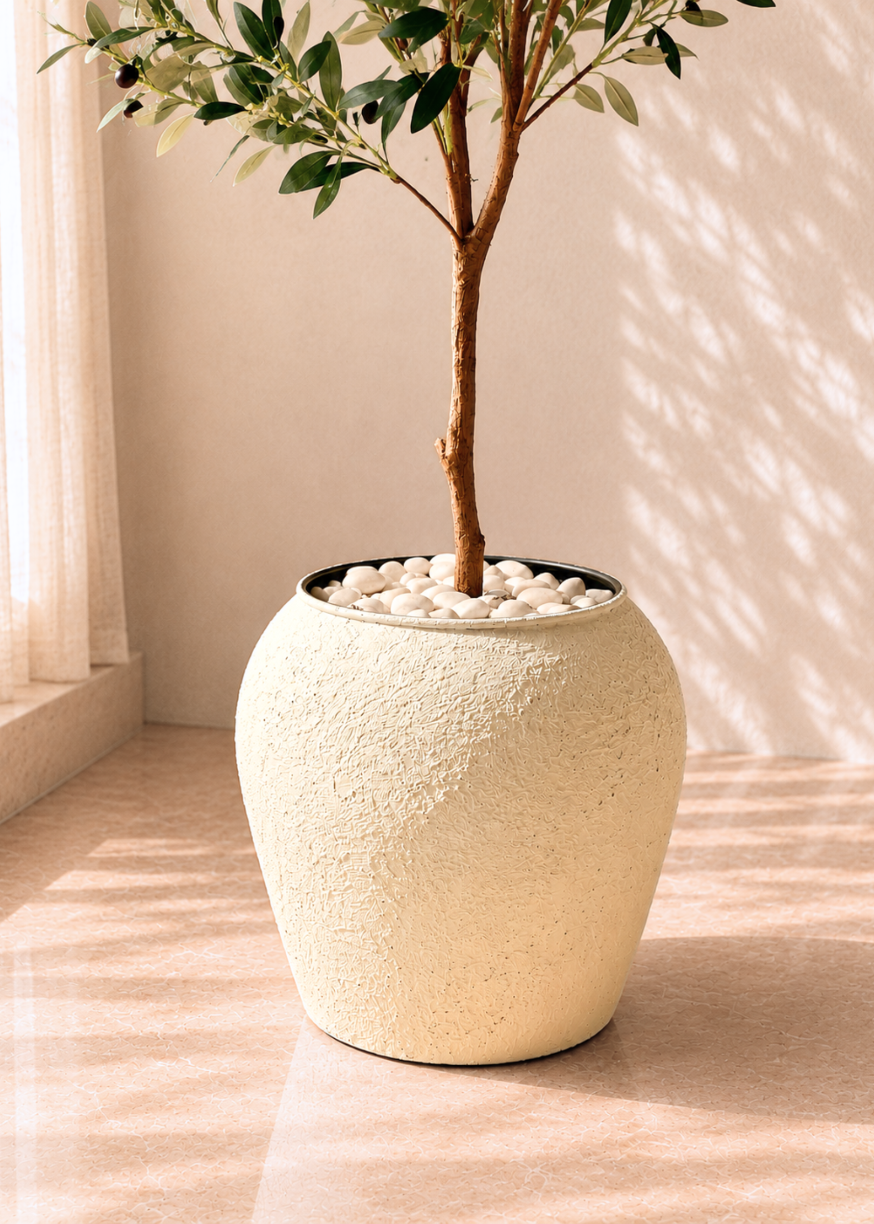 Mesa Planters - Rustic Ivory
