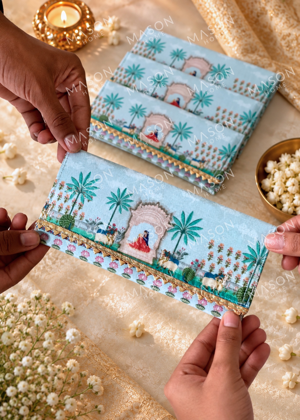 Festive Royal Shagun Envelope - Set of 5