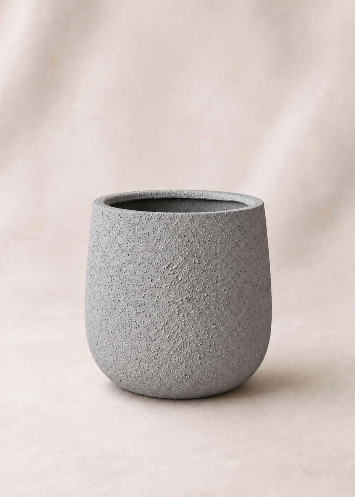 Noa Round Planters - Light Grey