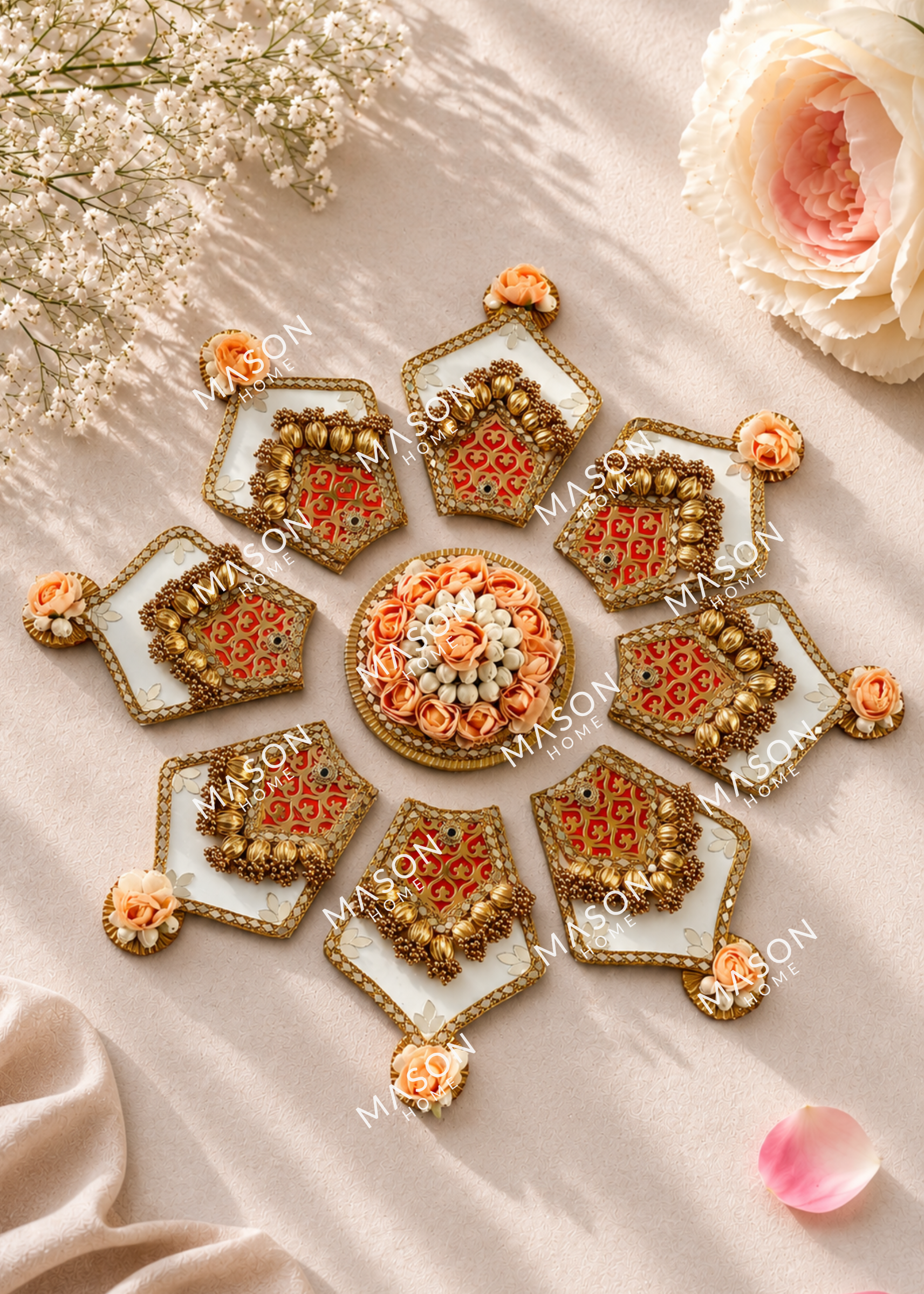 Festive Gulbahar Rangoli