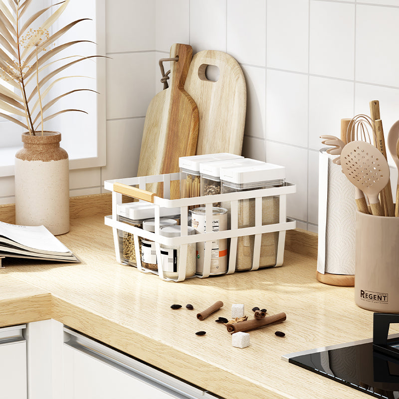 White Storage Basket