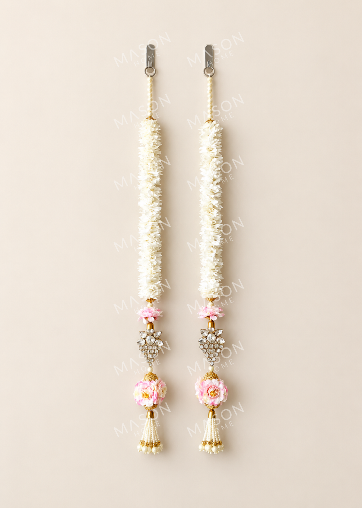 Festive Shubhra Pushp Ladi - Set of 2