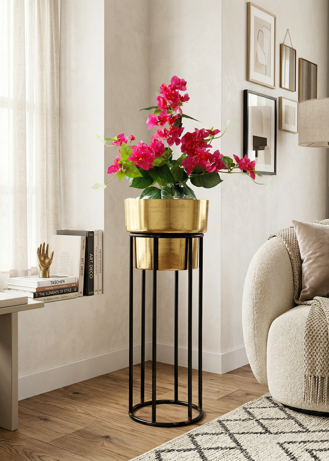 Artificial Bloom Bougainvillea Plant - 2.5 Feet