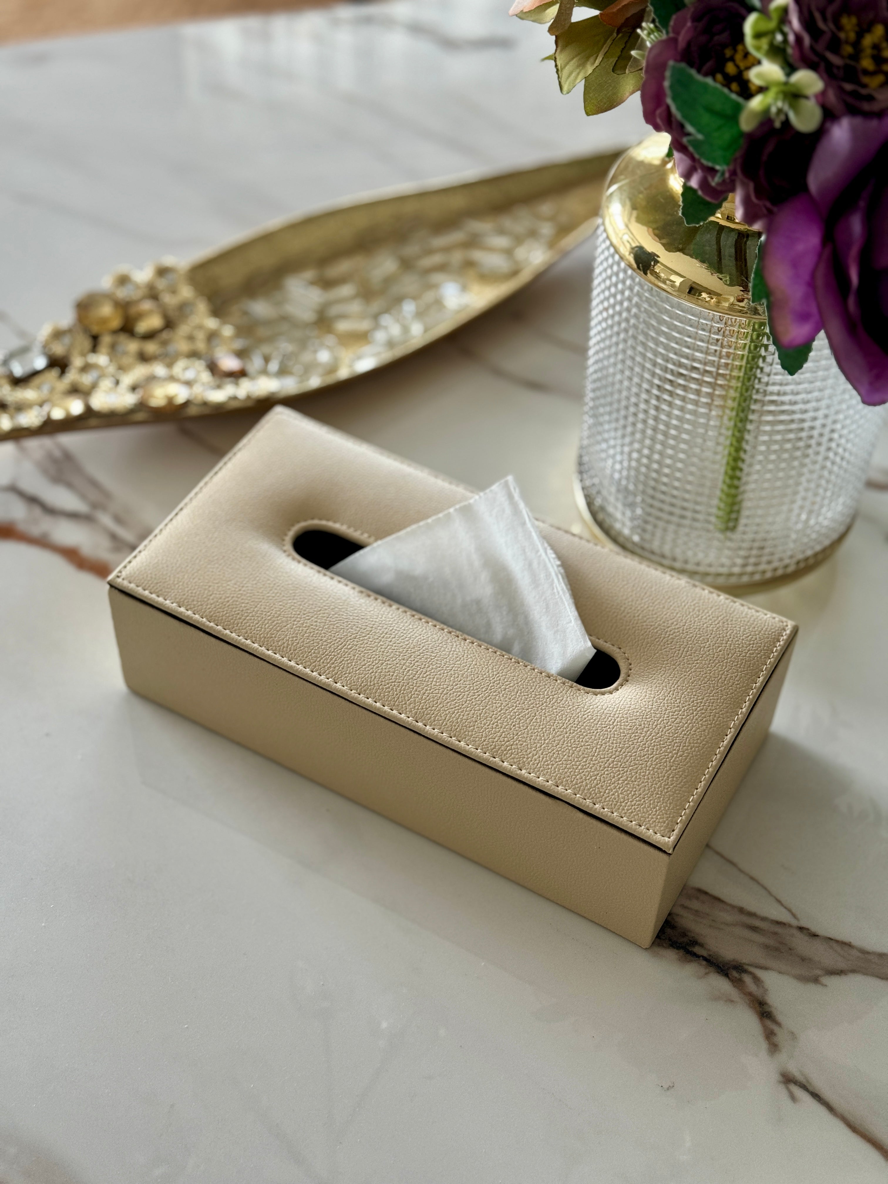 Coloured Tissue Box