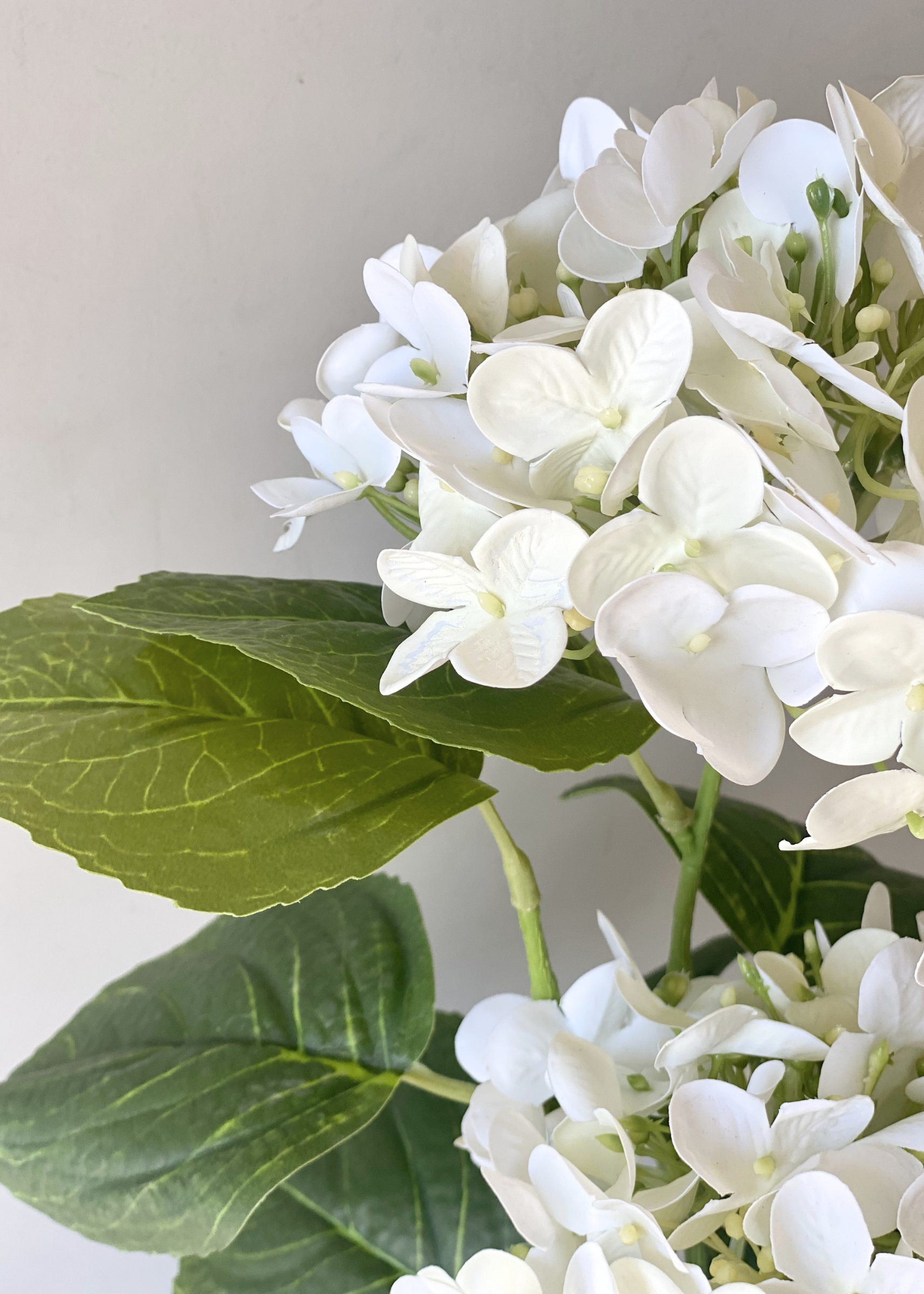 Artificial Botanic Hydrangea Plant - White
