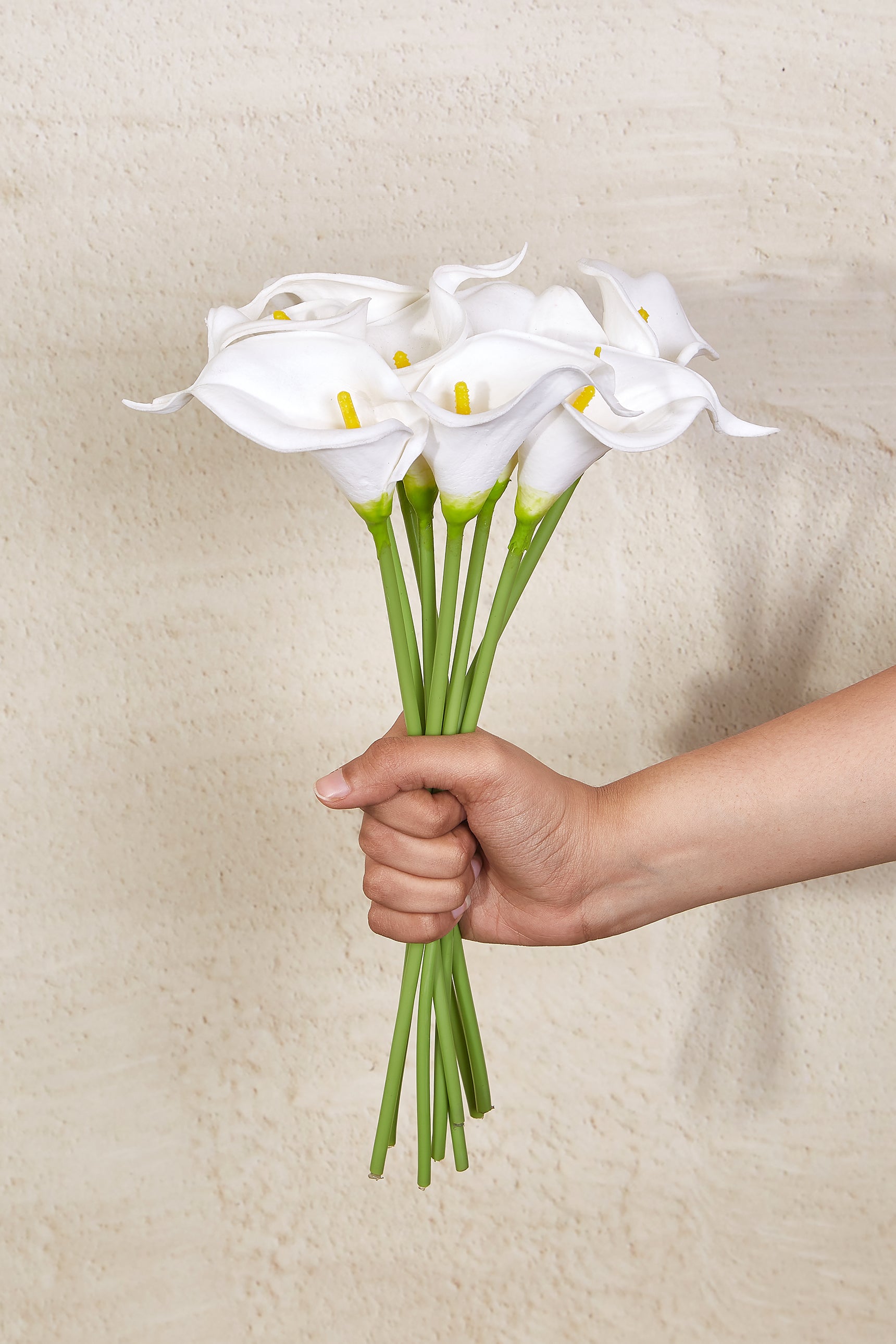Artificial Lilly Bunch - Set Of 8