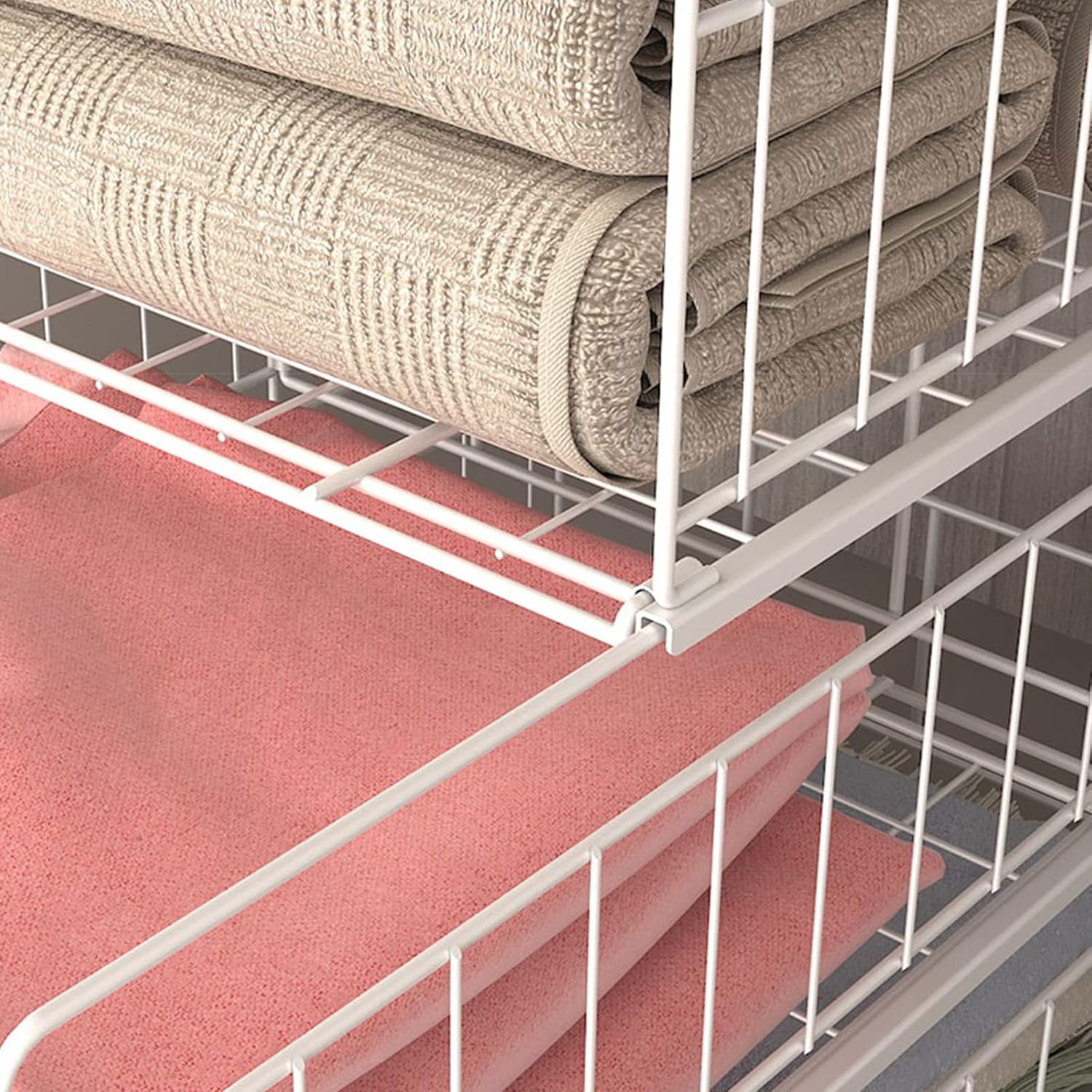 Wardrobe Stackable Rack (2 -Tier)