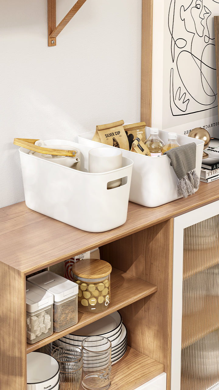 Narrow Storage Basket (Set Of 2)