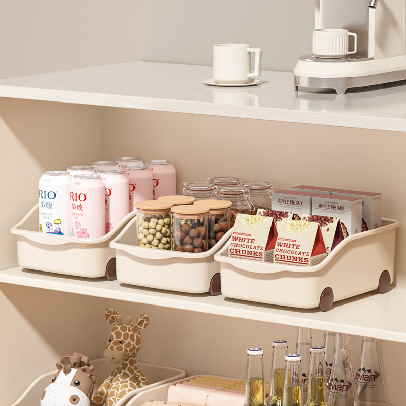 Multi-purpose basket with wheels short type (Set of 2)