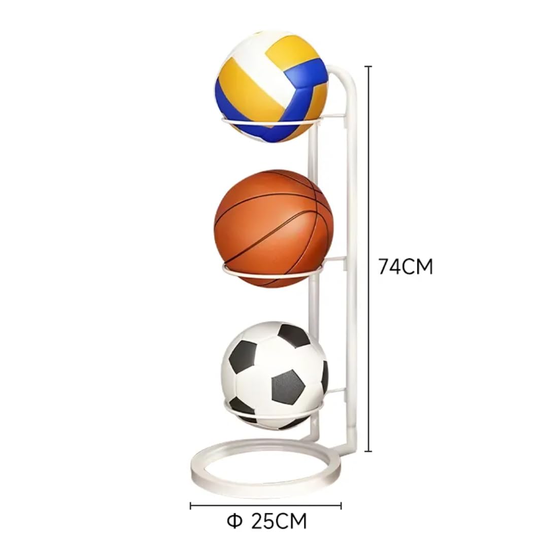 Sports Ball Stand - White