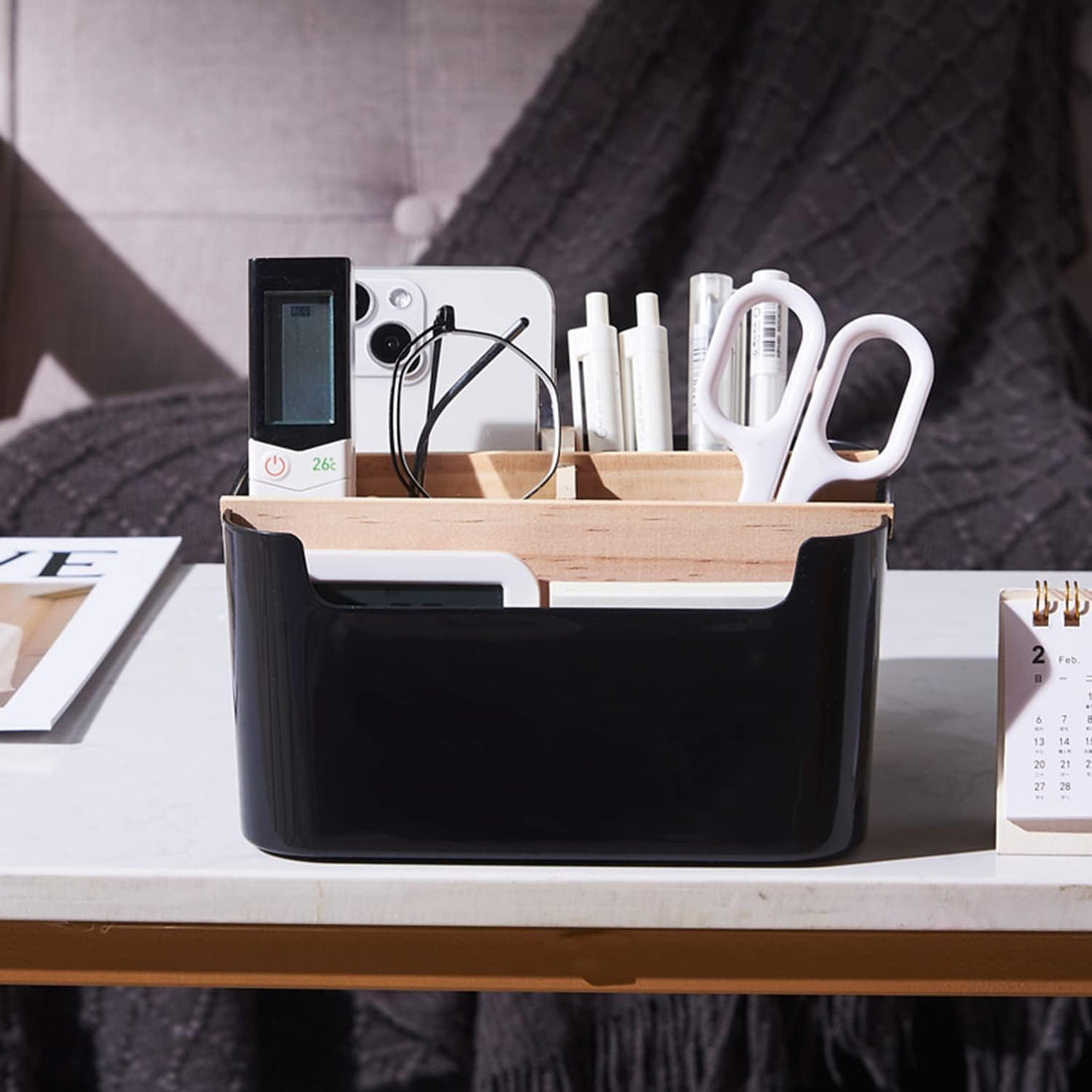 Multi-purpose Desk Organizer - Black