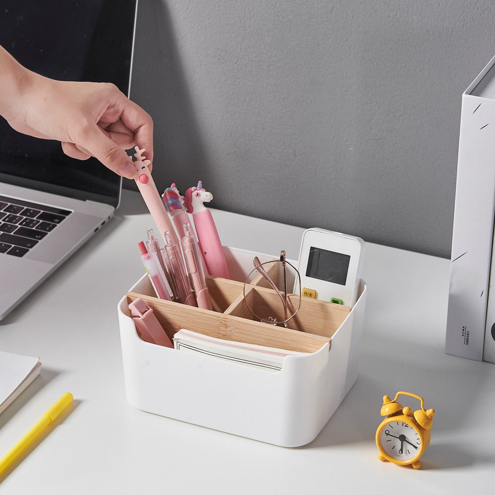 Multi-purpose Desk Organizer - White