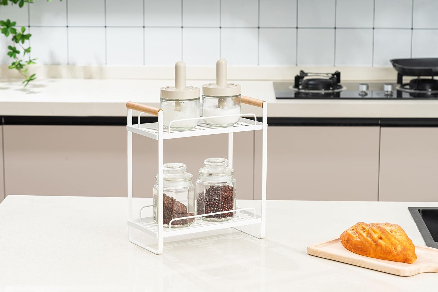 2-Tier Countertop Organizer Rack