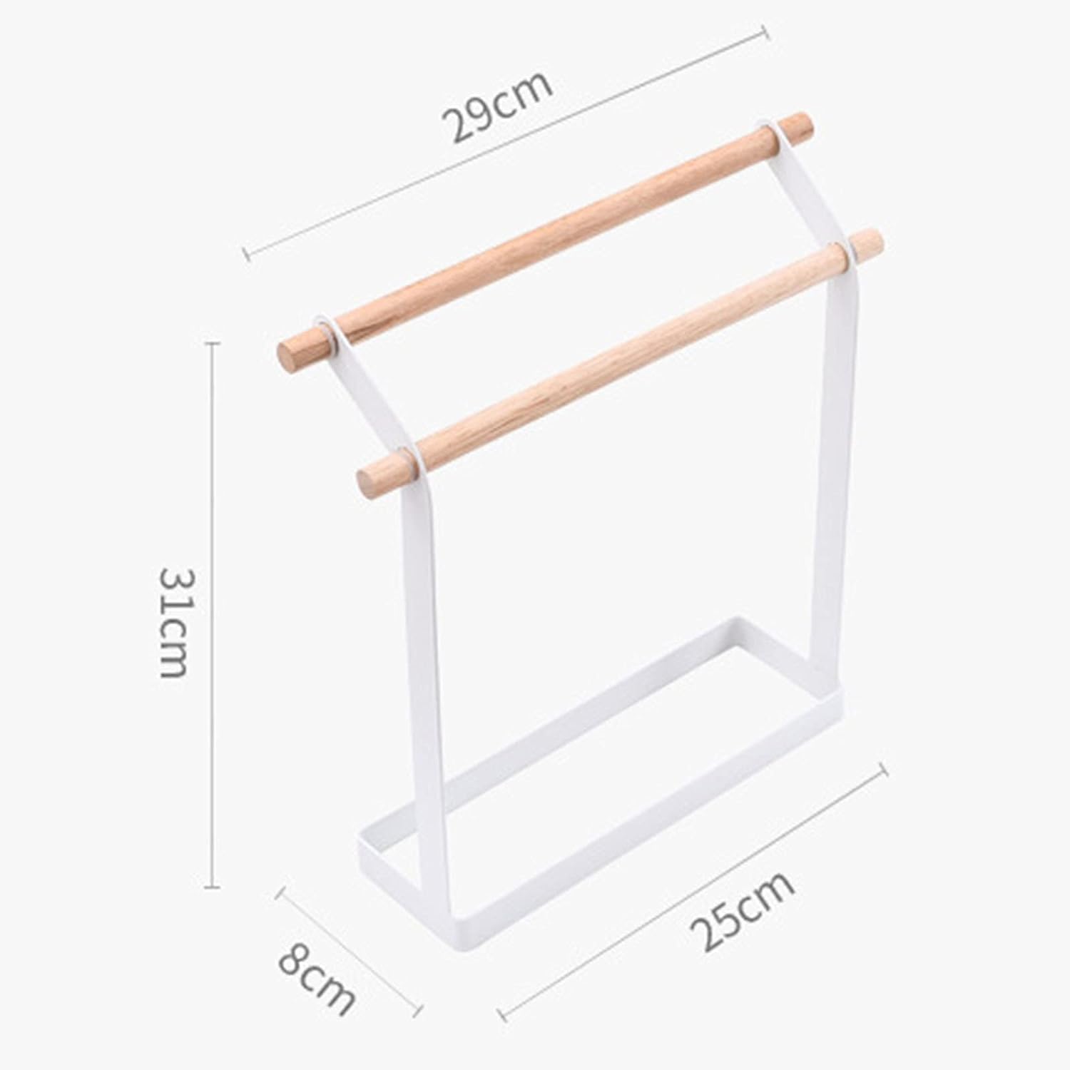 Double Rod Napkin Holder - White