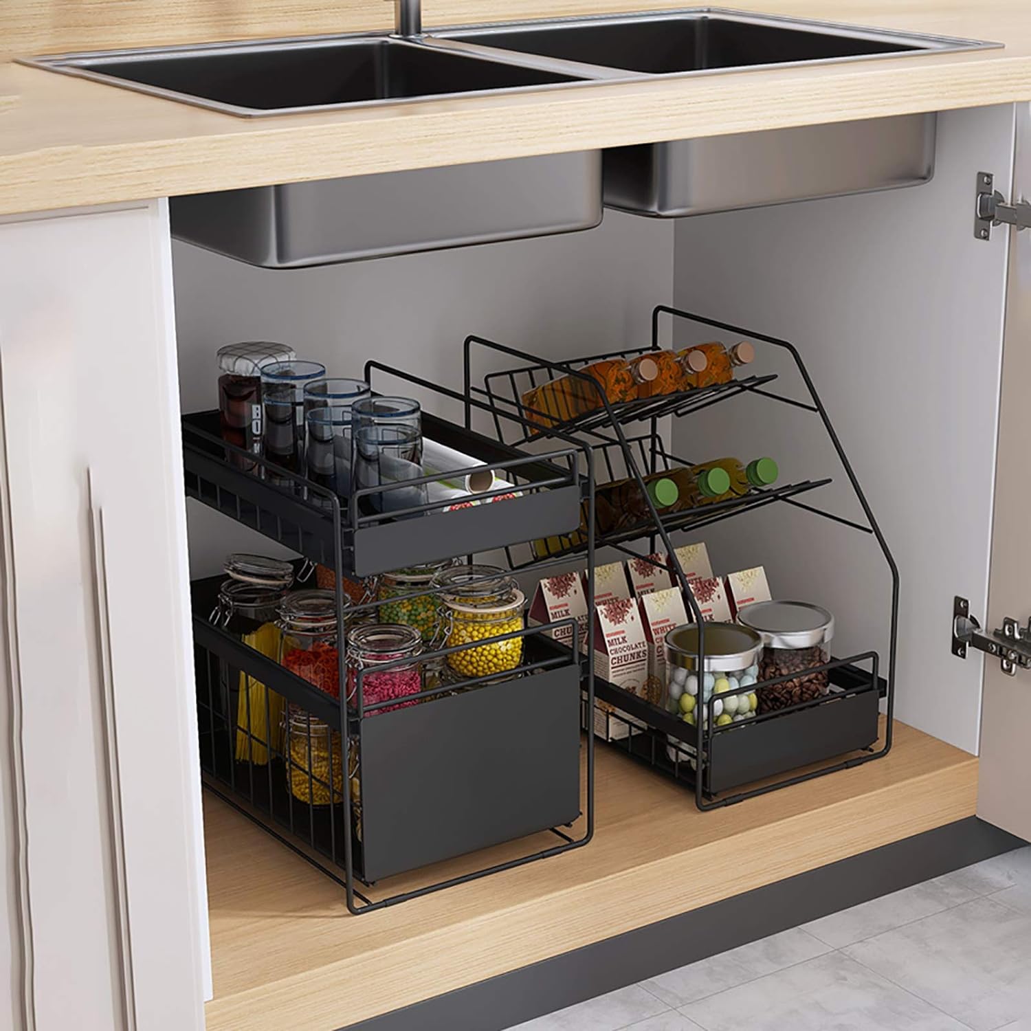 Under Sink Storage - Black