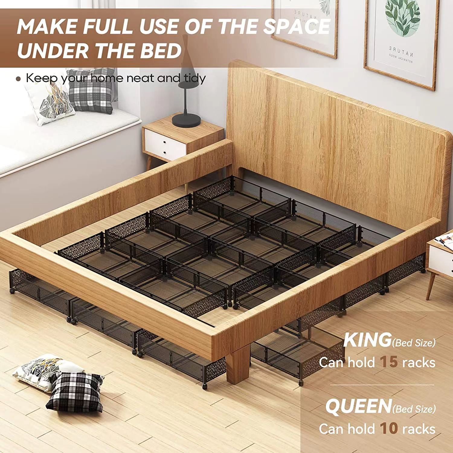 GlideMesh Underbed Organizer