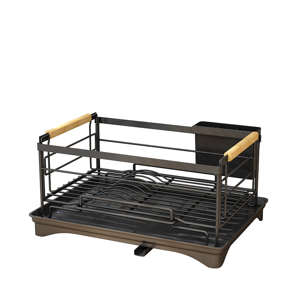 Dish Rack Single Layer - Black