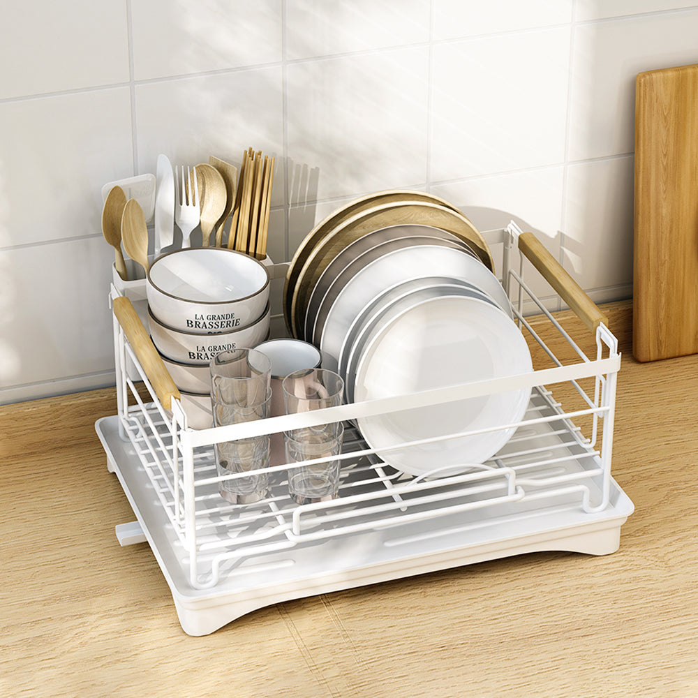 Dish Rack Single Layer - White