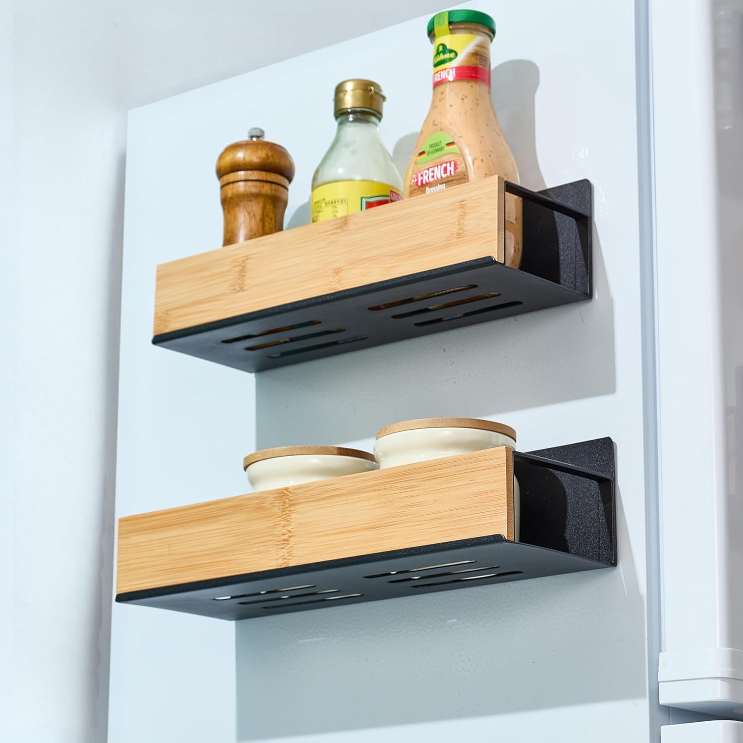 Bamboo Magnetic Rack (Set of 2)