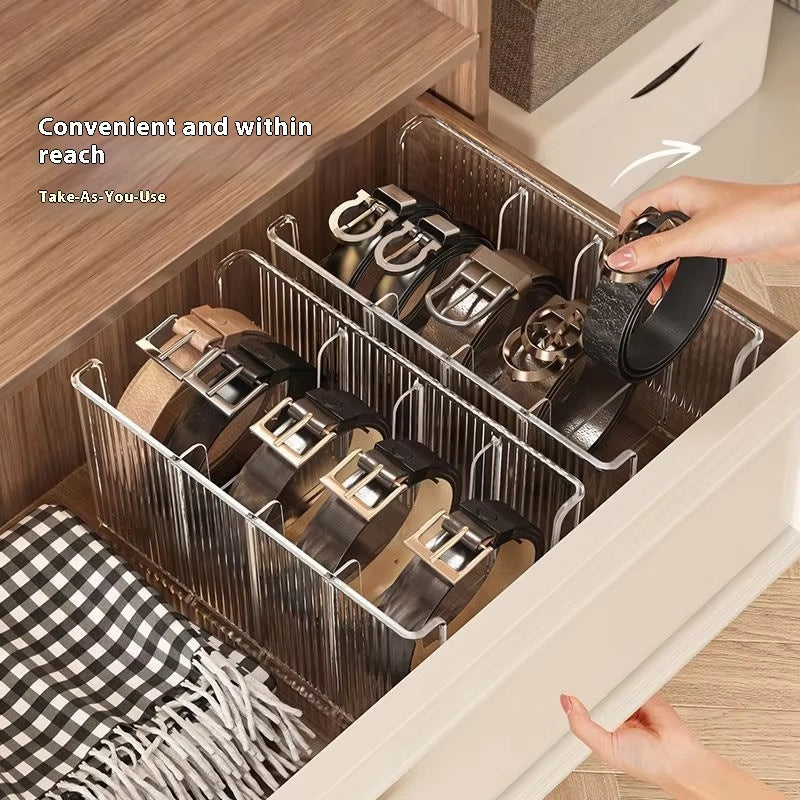 Drawer Organizer for Belt & Tie