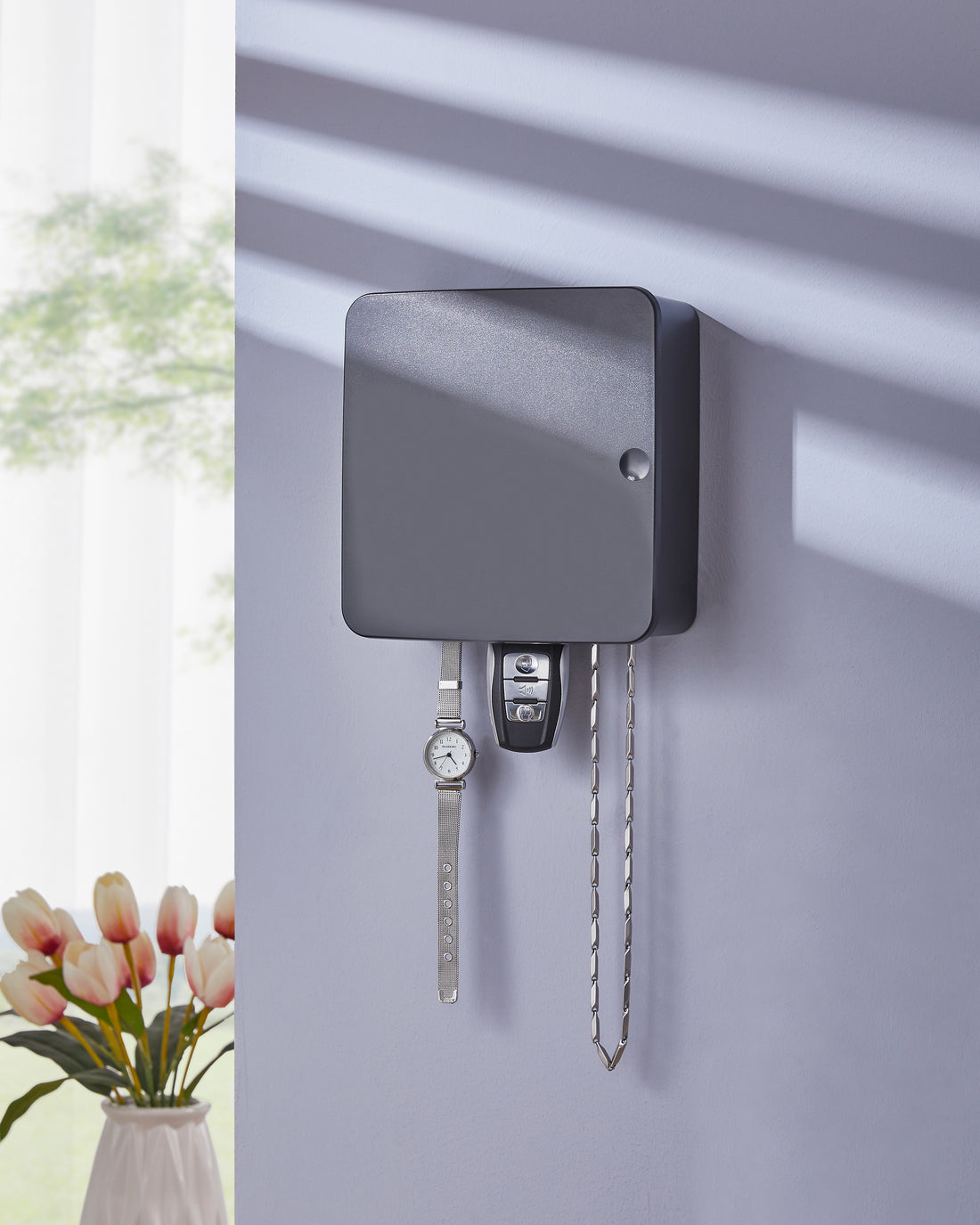 Closed Key Rack - Black