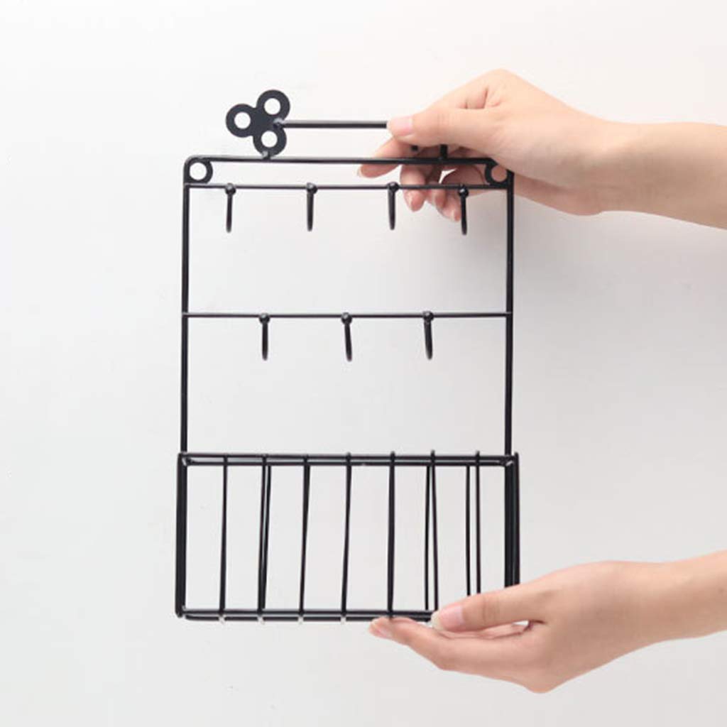 Wall-Mounted Key & Mail Organizer