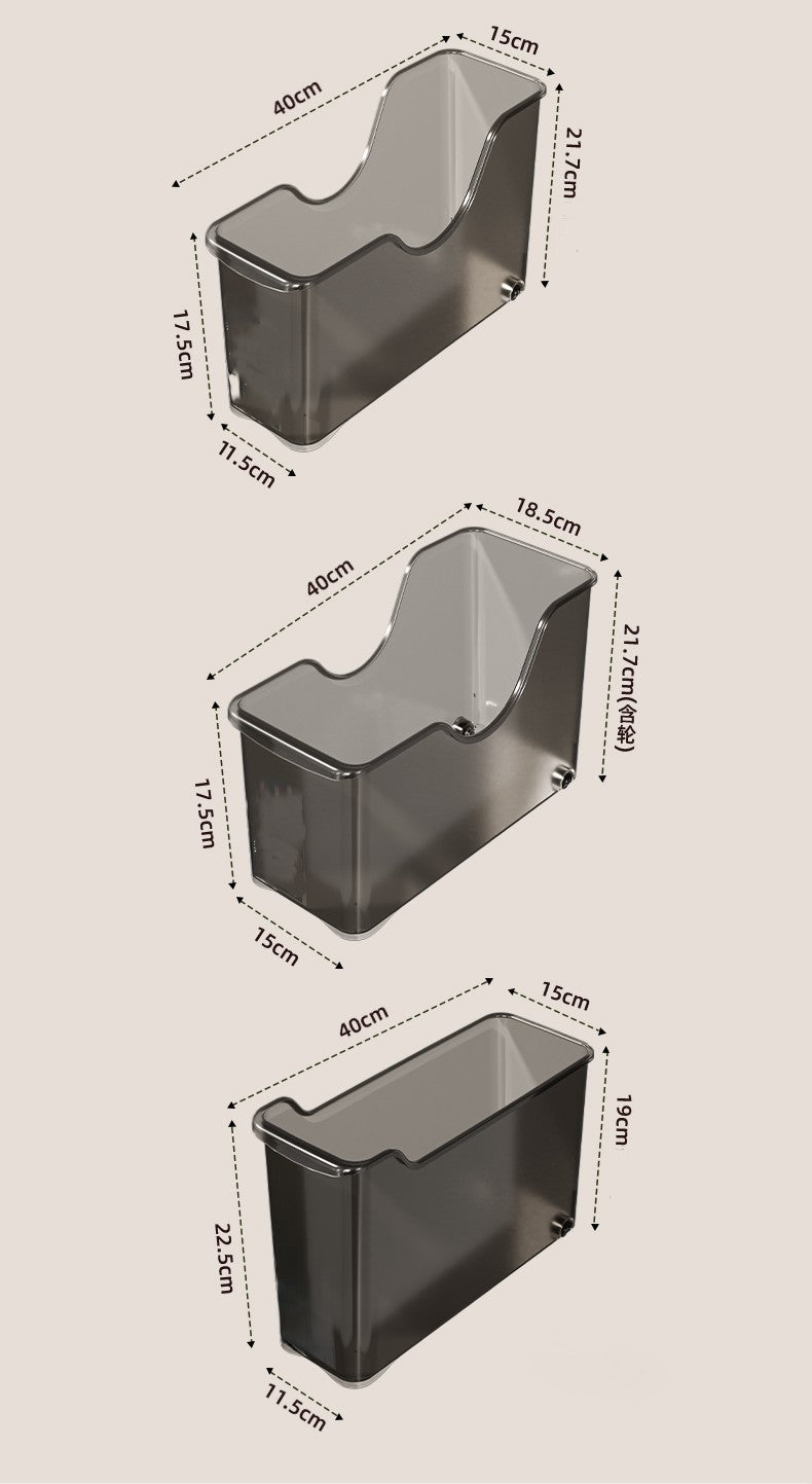 Multi-Role Storage Box With Wheels (Set of 3)