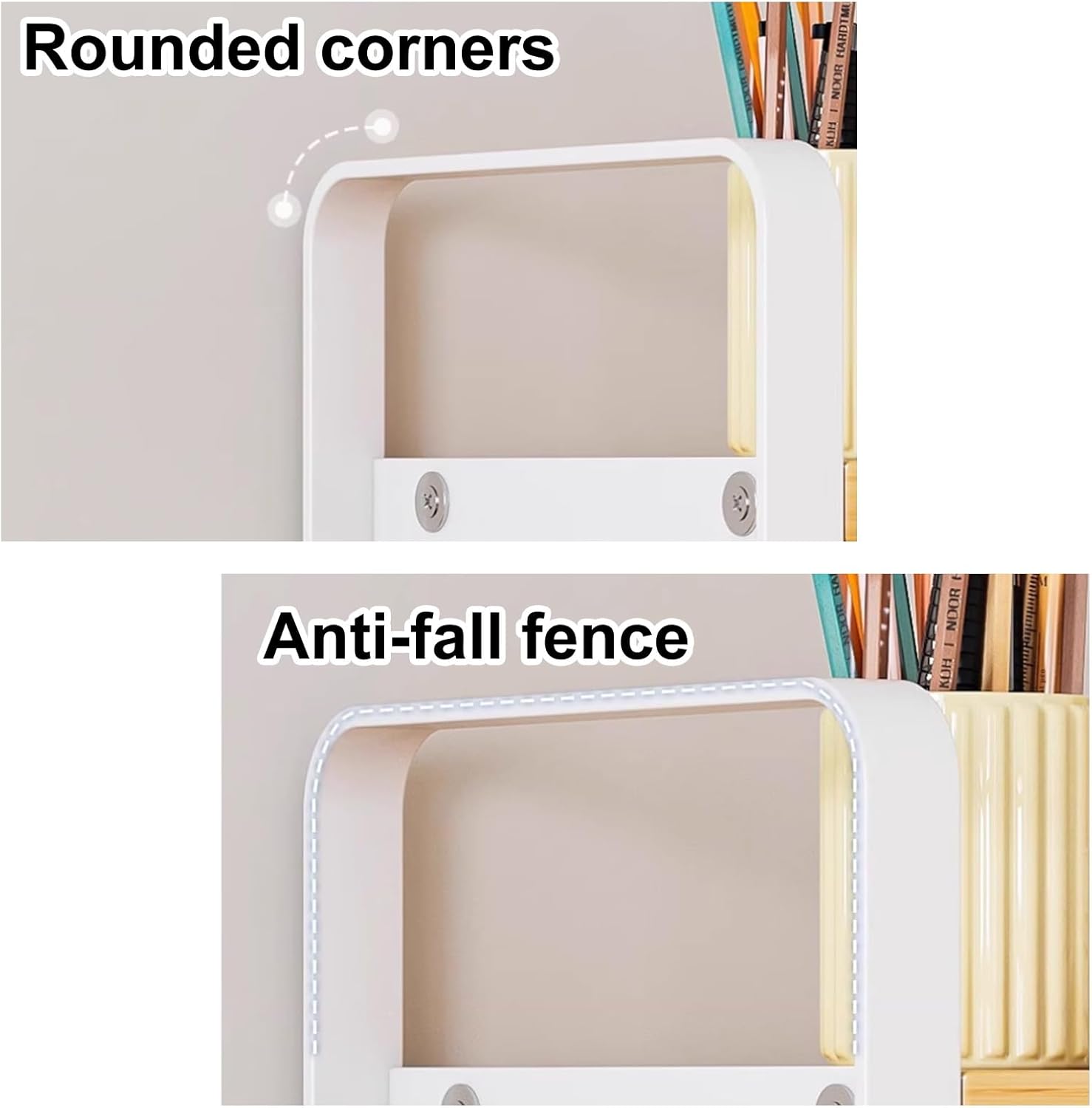 2‑Tier Storage Rack for Home Office