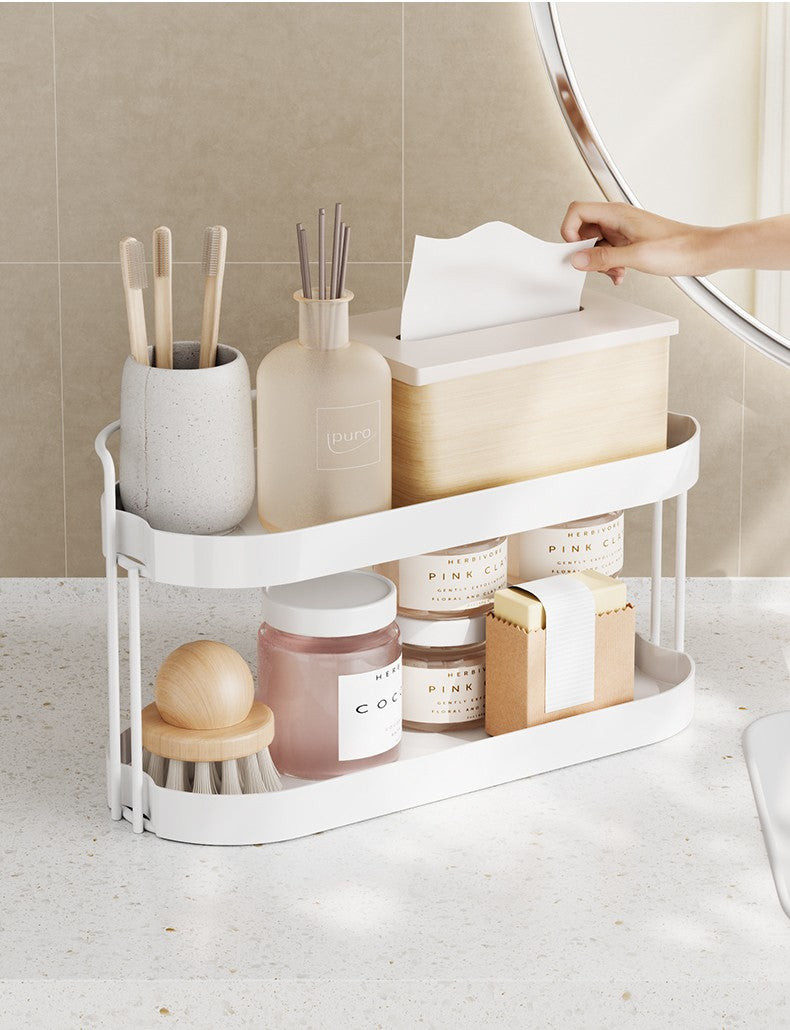 ClutterFree Two‑Tier Organizer