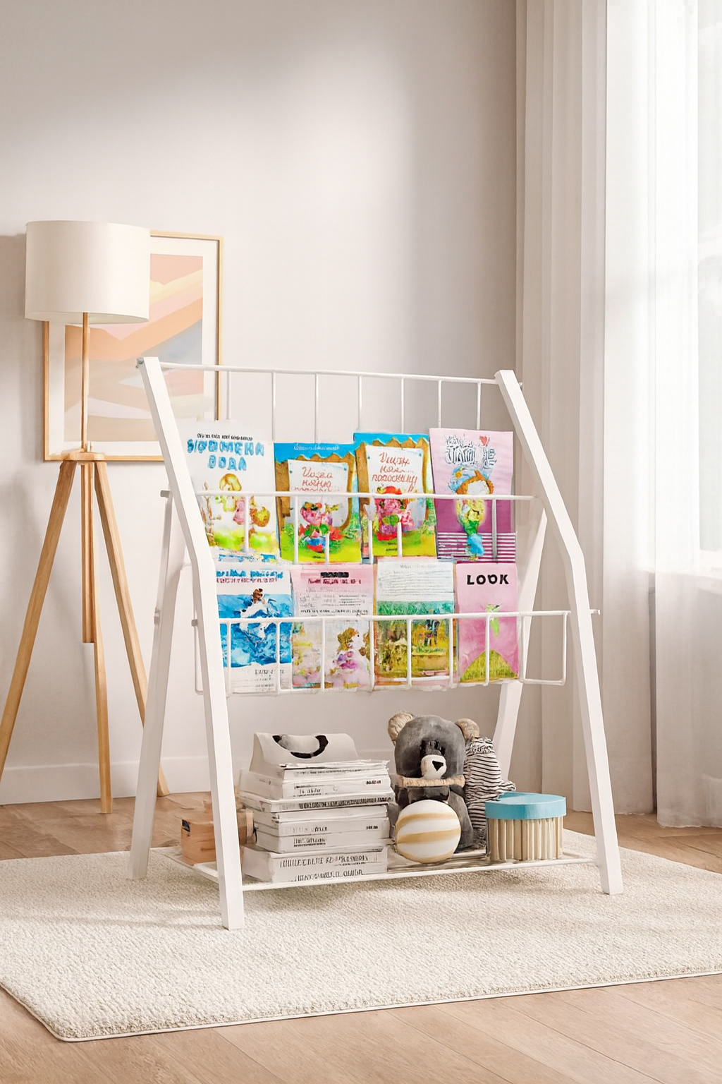 Kids Book Display Rack