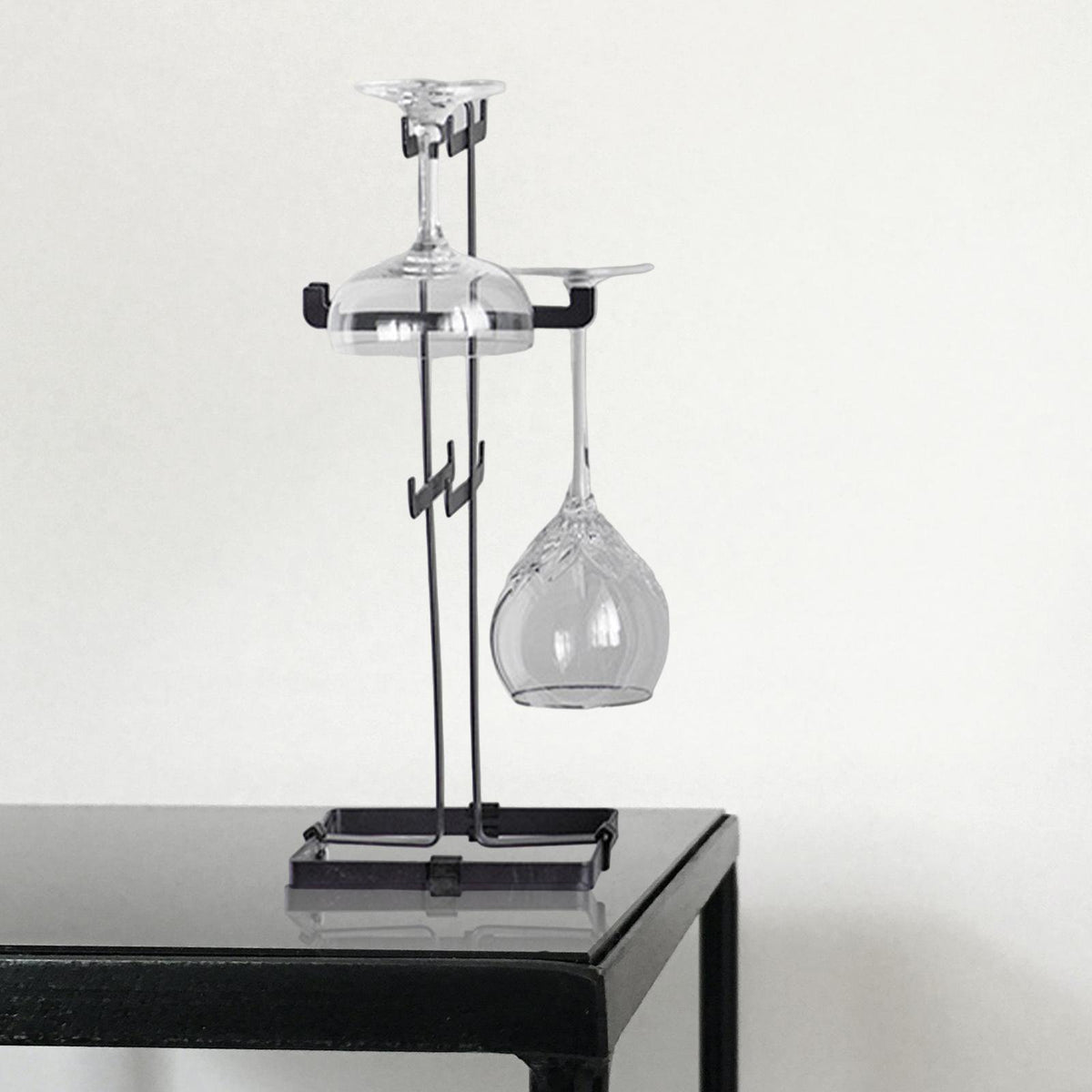Wine Glass & Cup Rack - Black