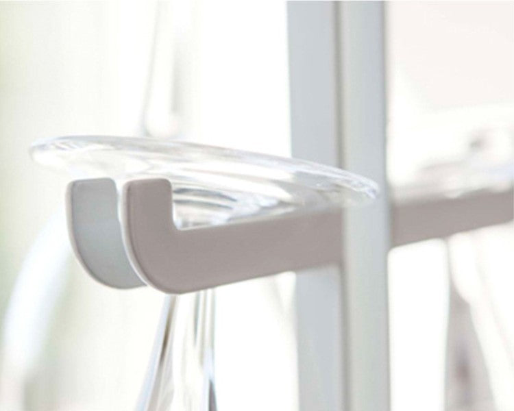 Wine Glass & Cup Rack - White