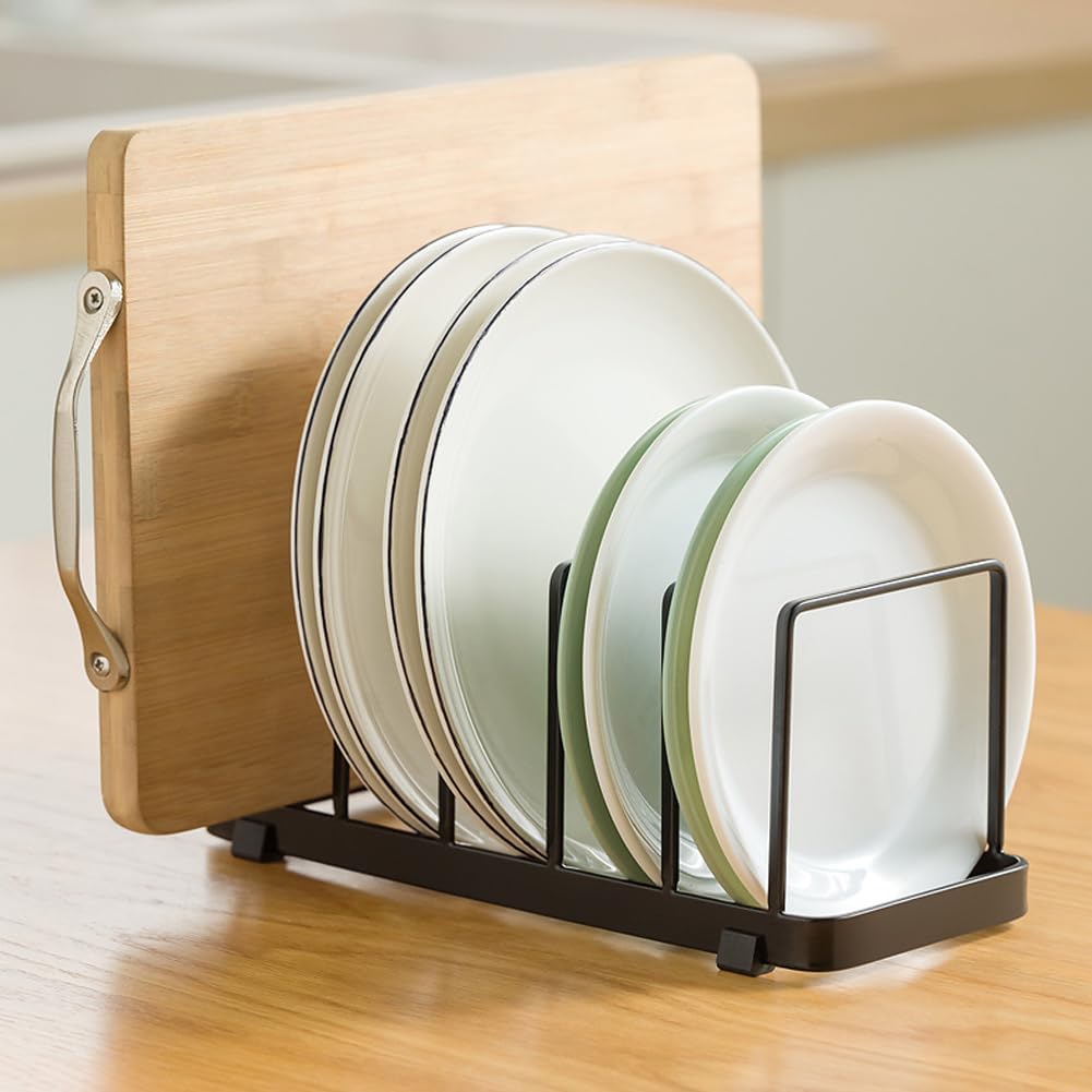 Multi-Layer Plate Rack - Black