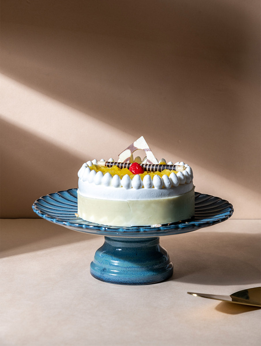 Flower Cake Stand - Ceramic