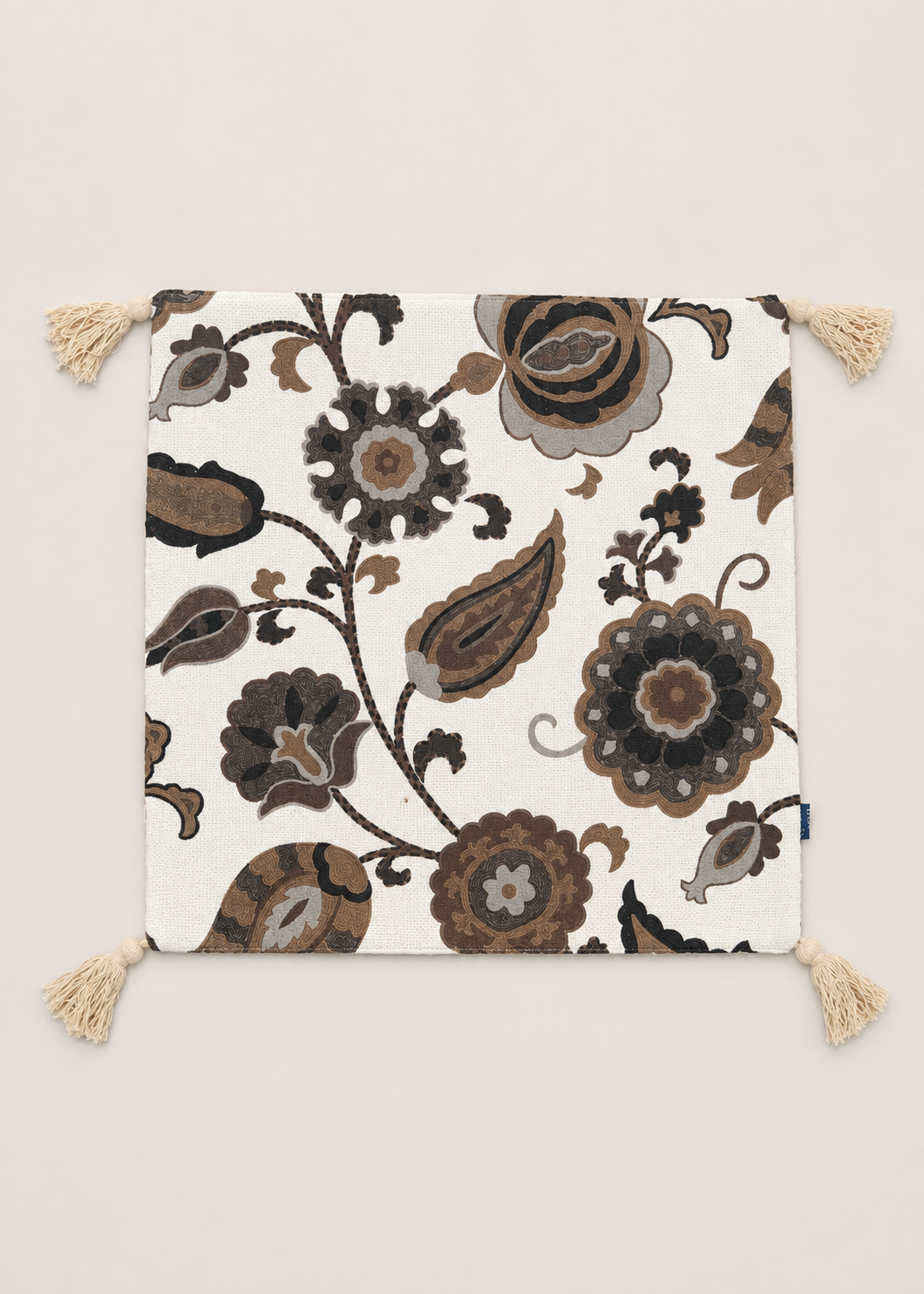 Motif Charcoal Cushion Cover