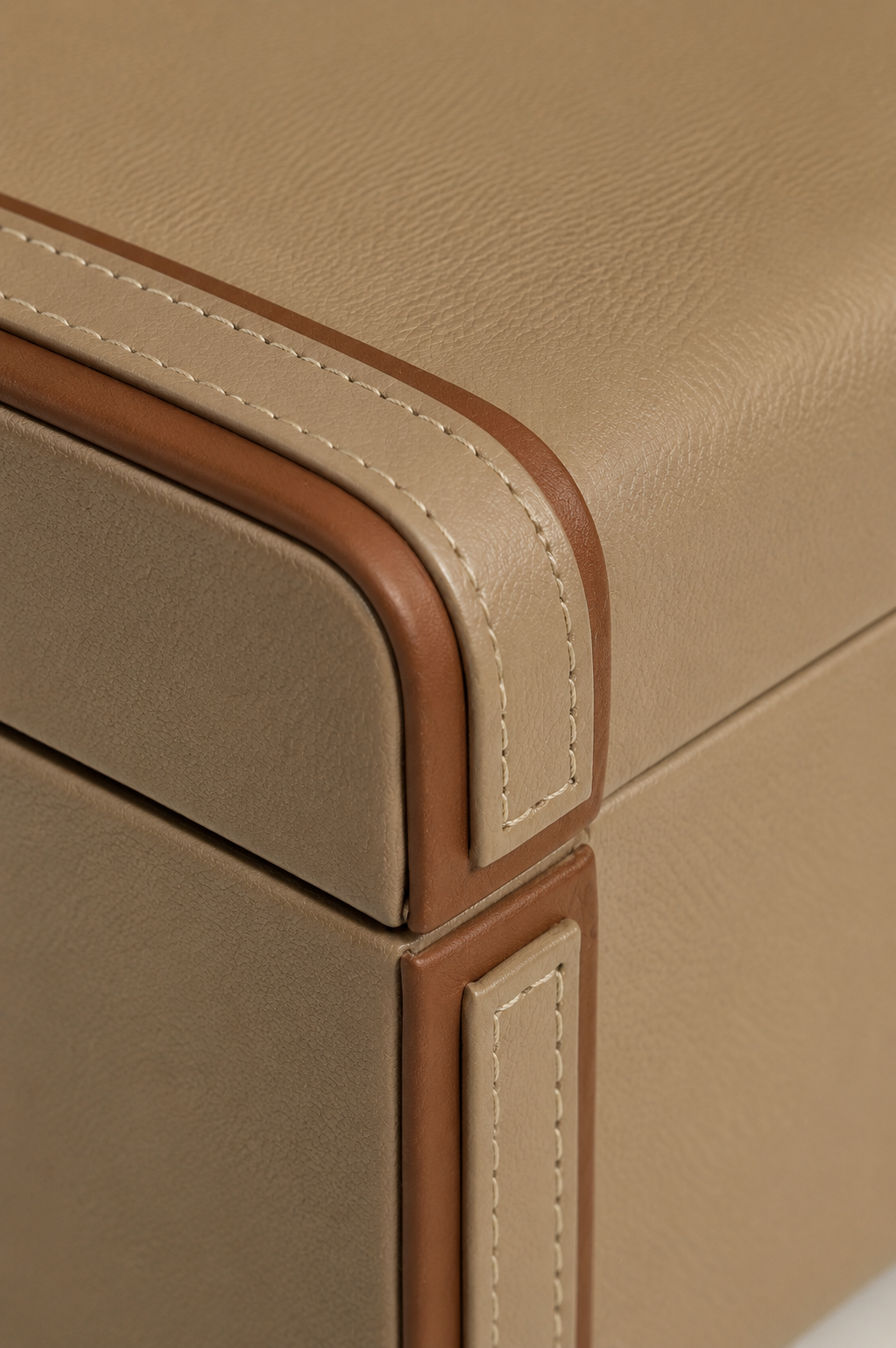 Naples Taupe Watch Box - 4 Slots