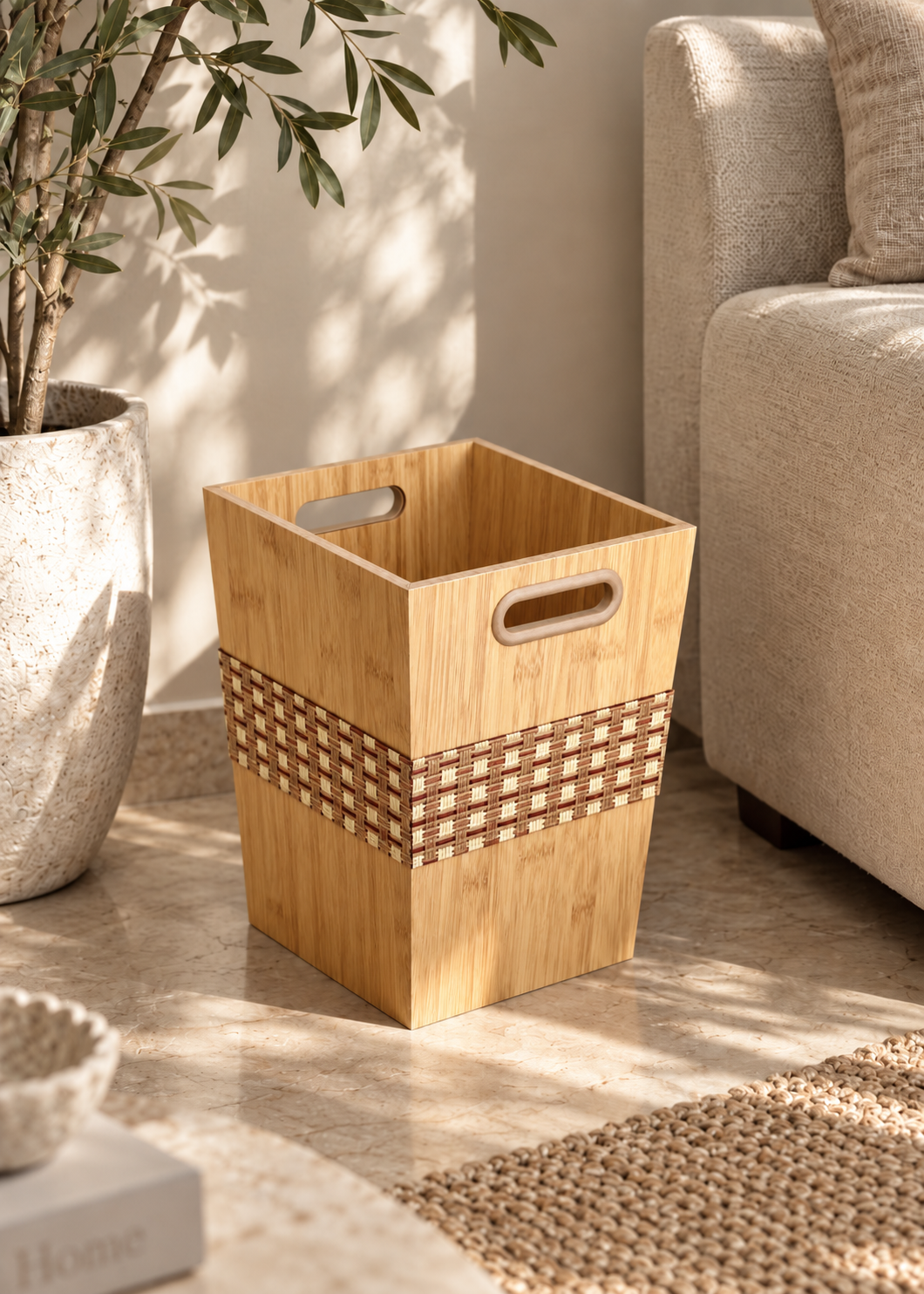 Monaco Wooden Dustbin