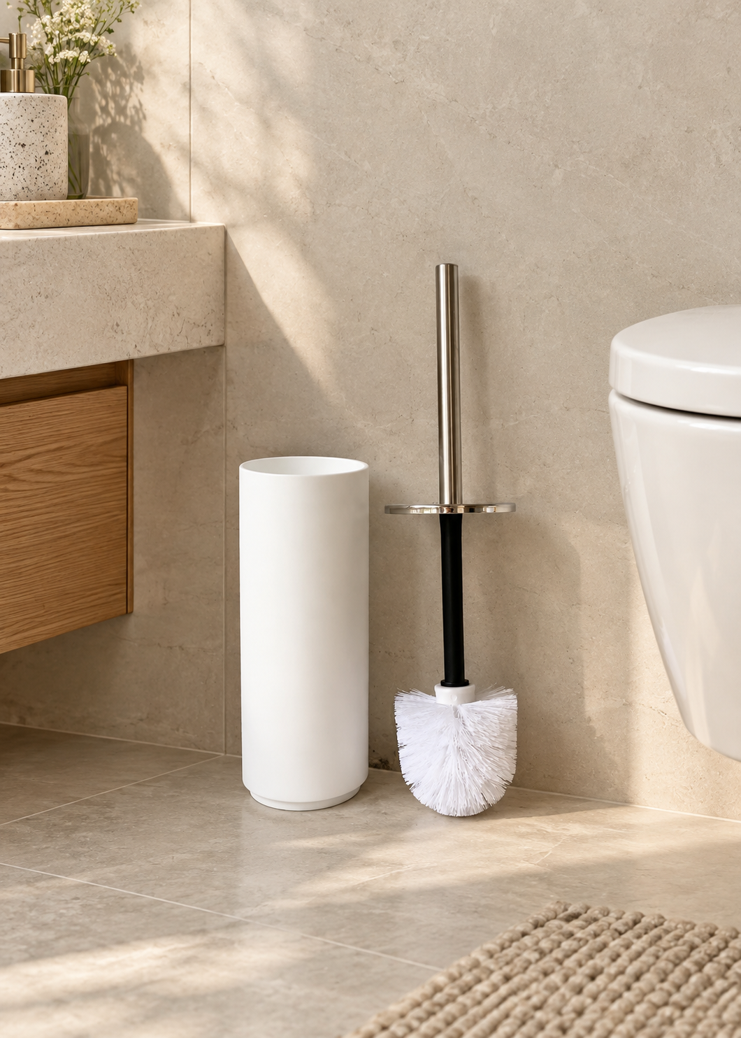 White Serenity Bath Set