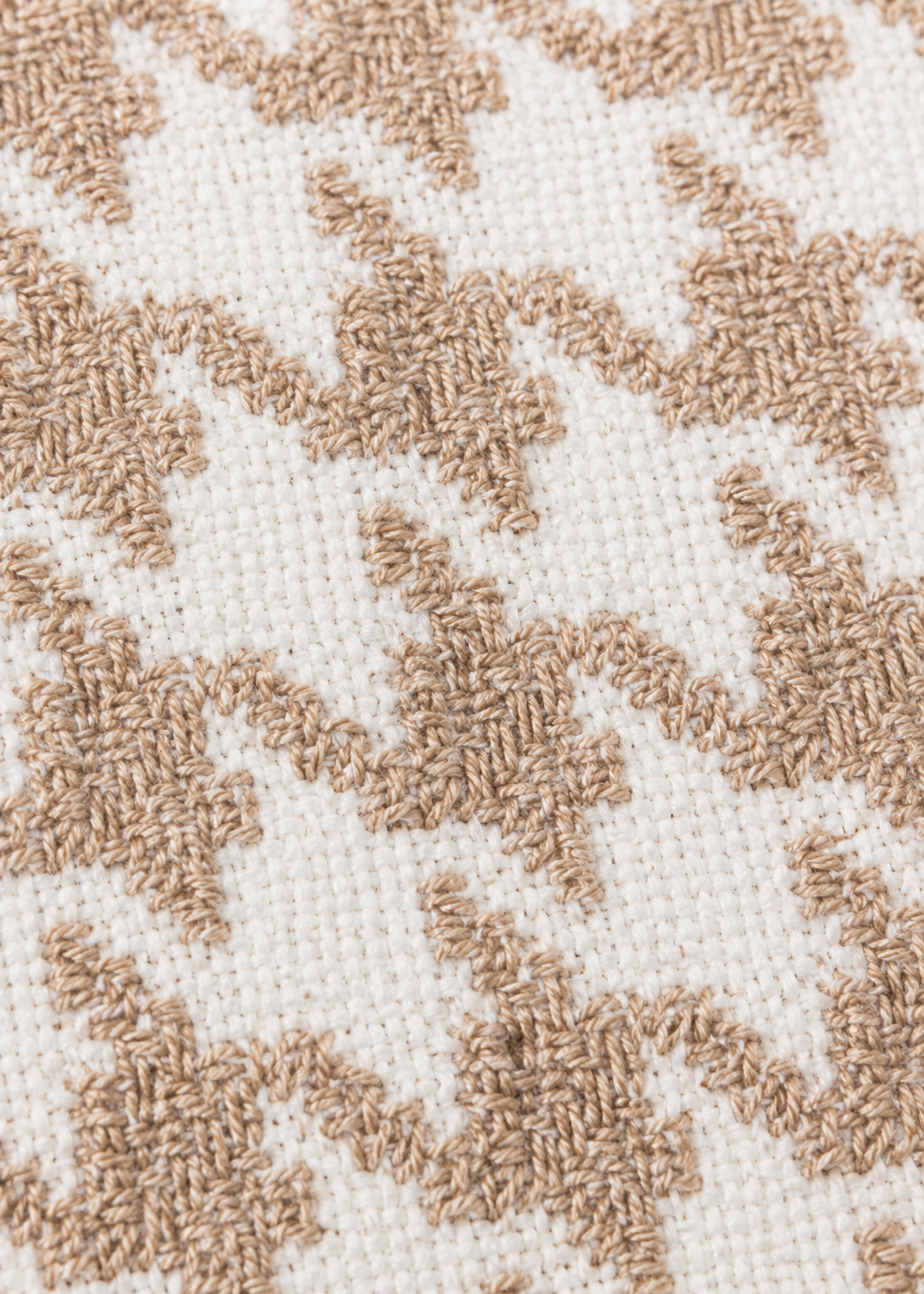 Neutral Houndstooth Cushion Cover
