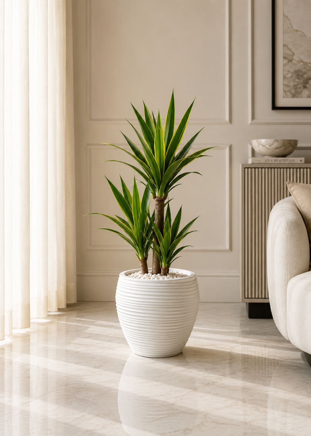 Concentric Planters - White