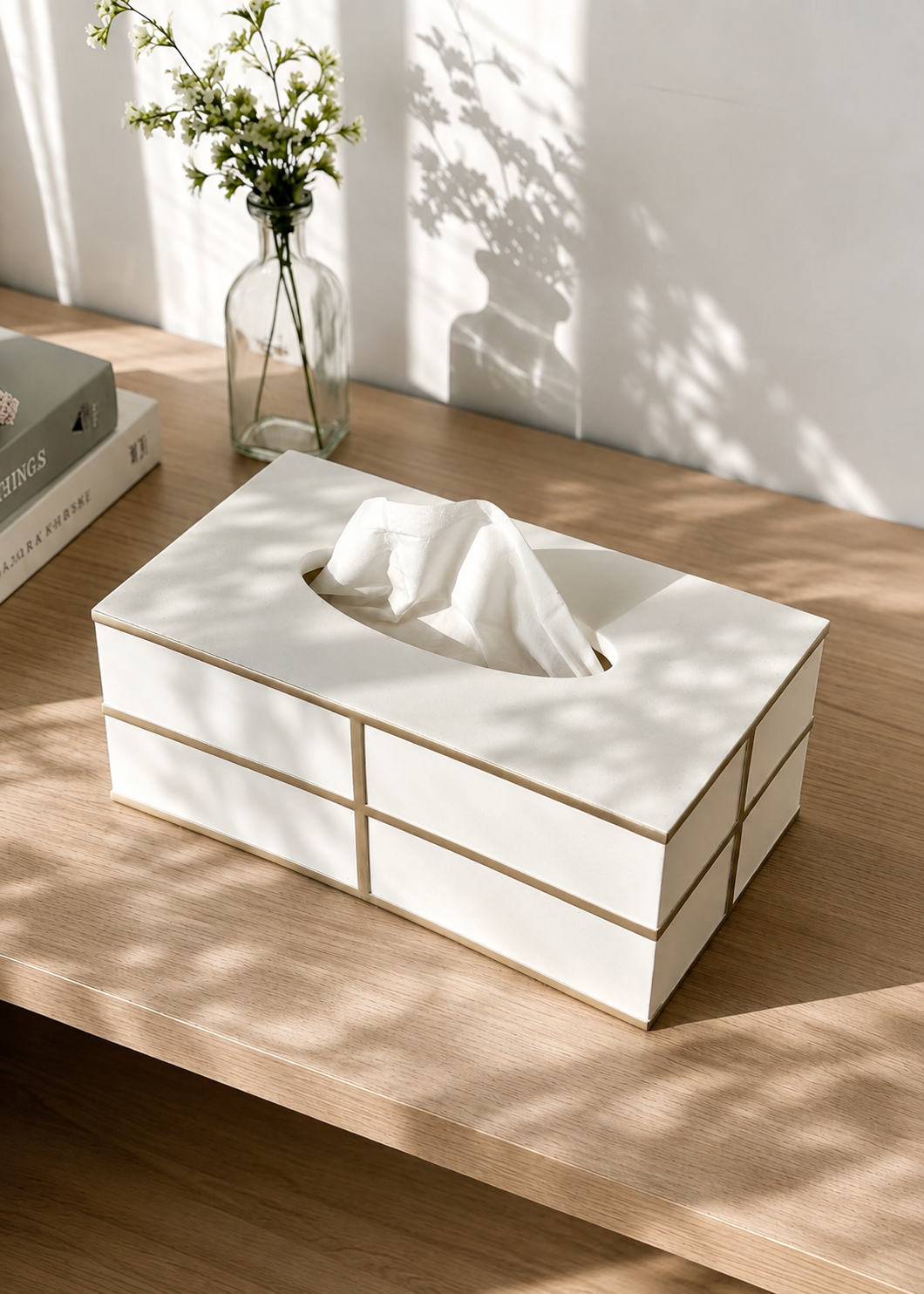Axia Tissue Box - Ivory