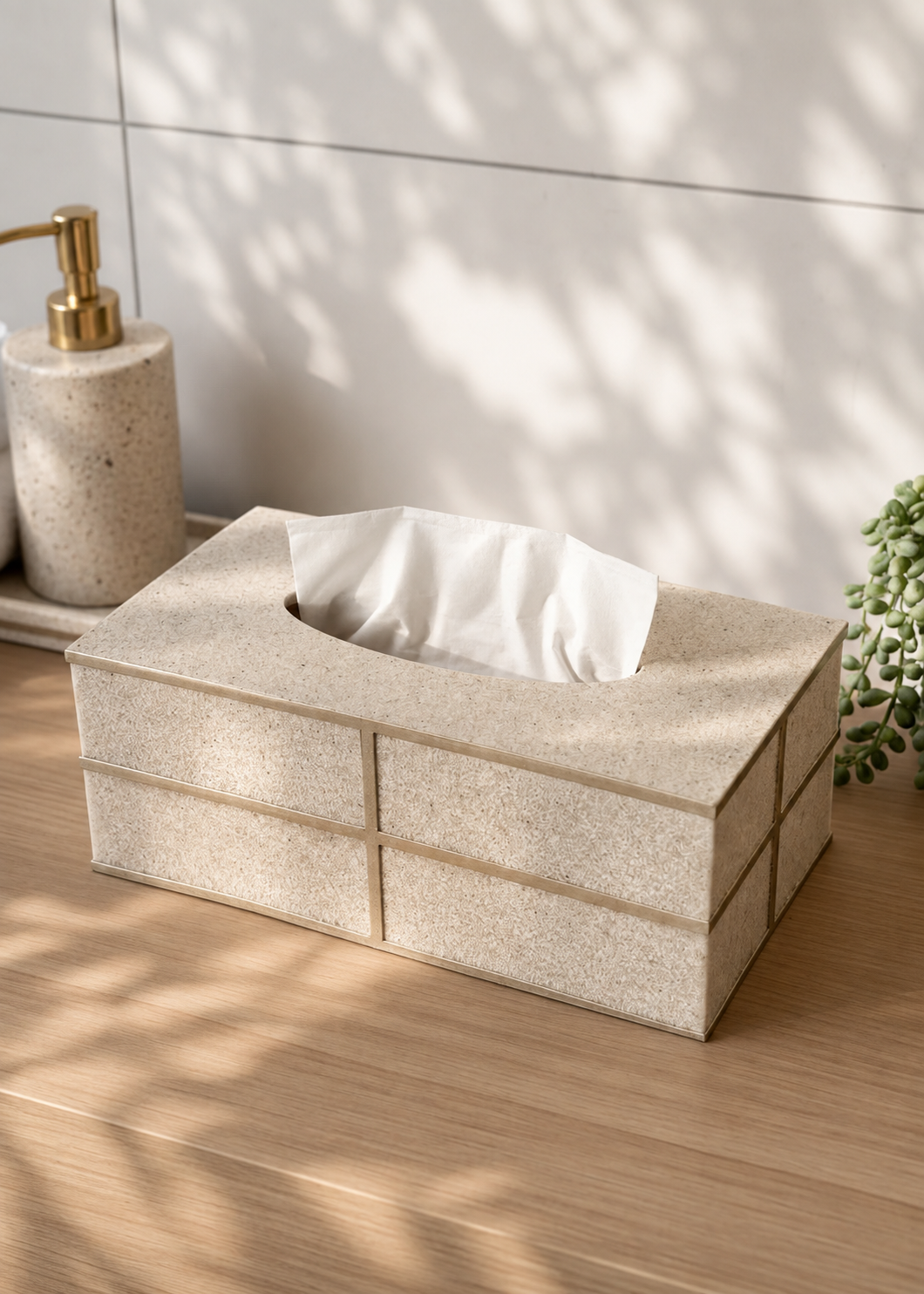 Axia Tissue Box - Beige