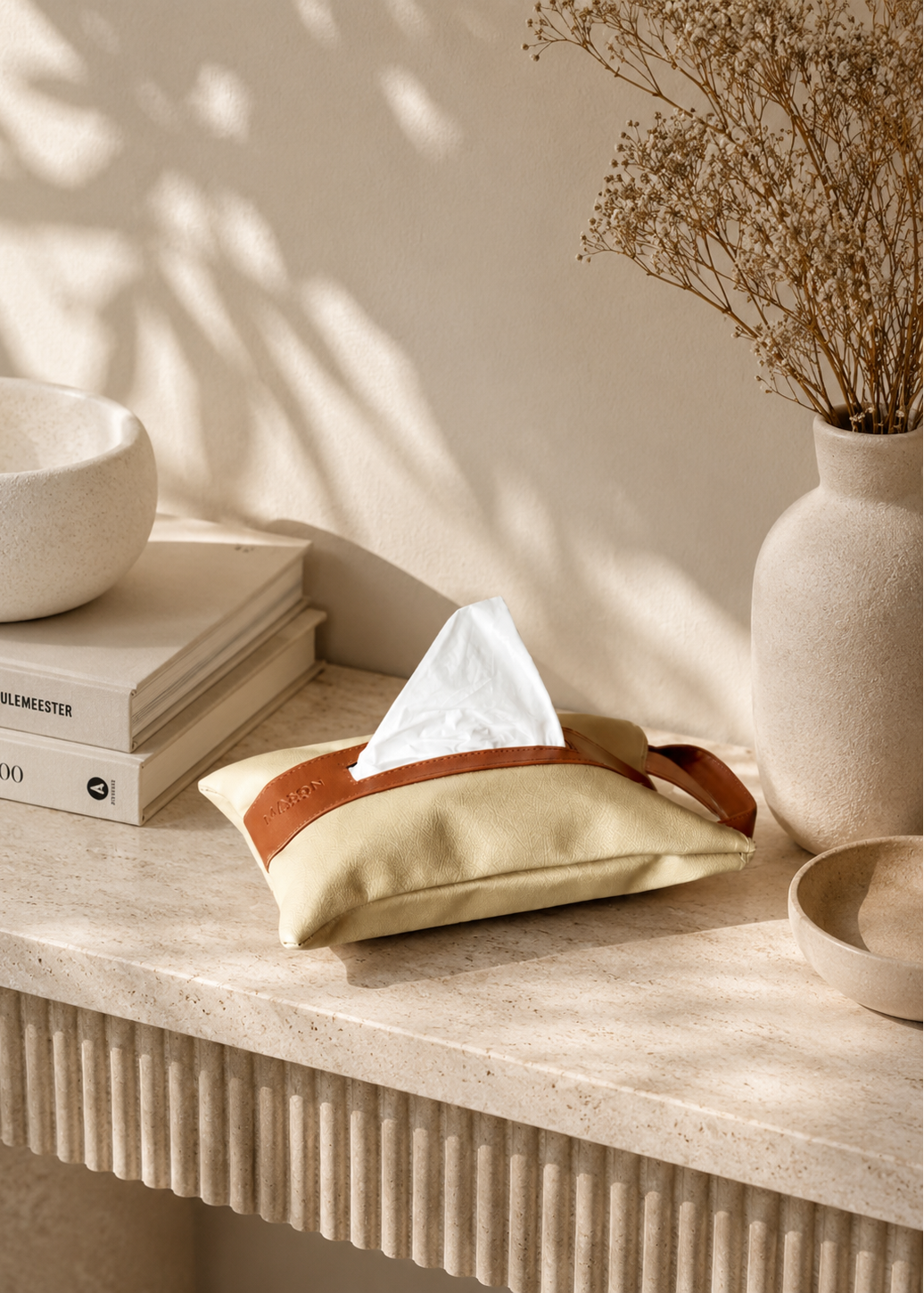 Naples Taupe Tissue Cover