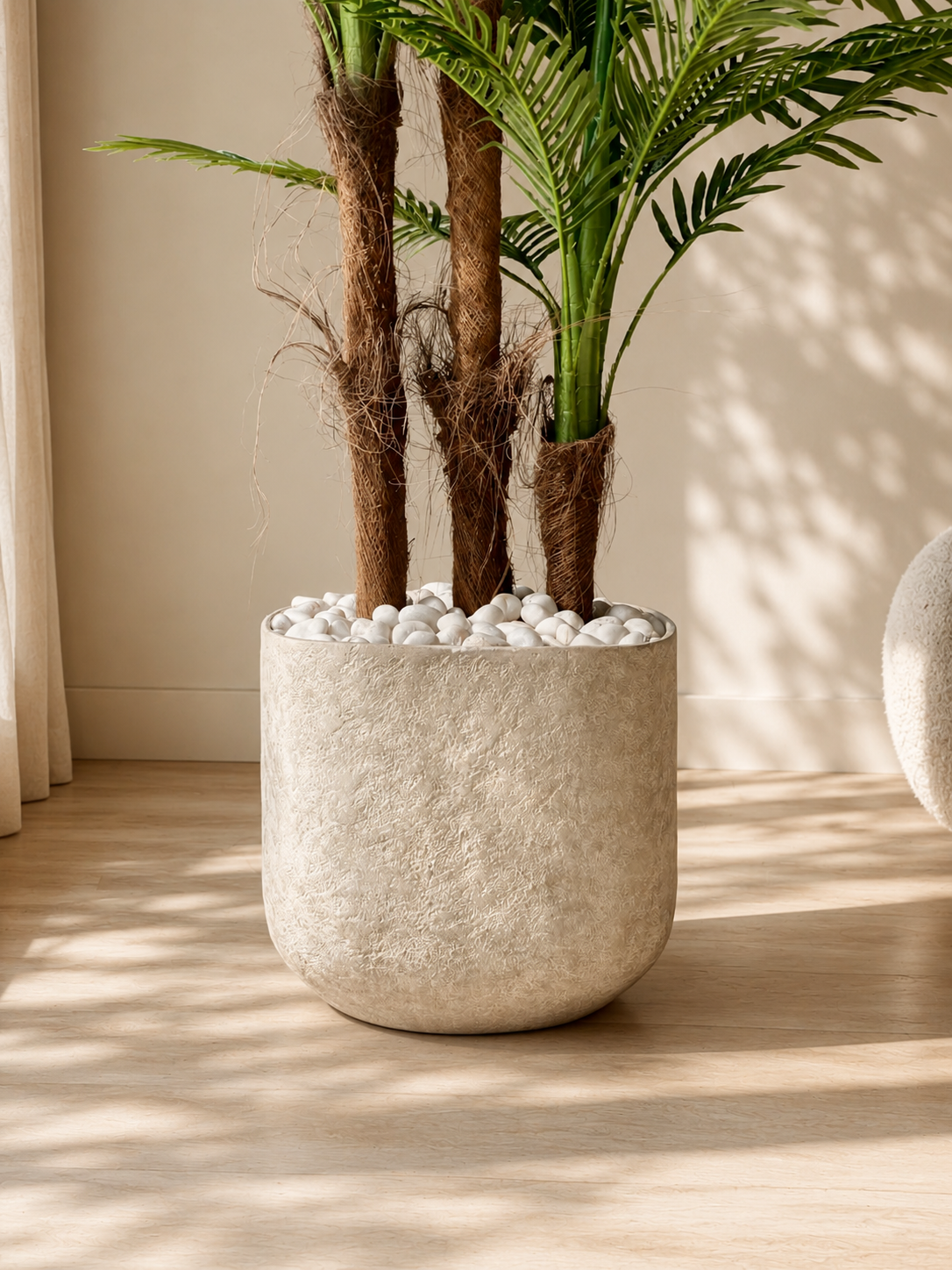 Veranda Square Planters - Rustic Ivory