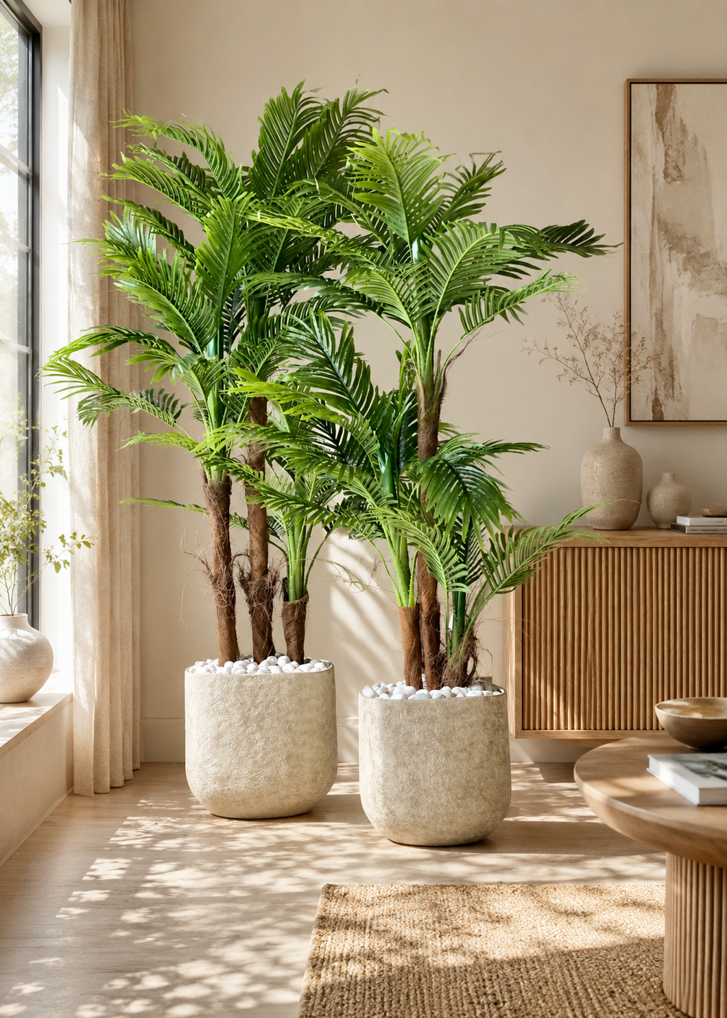 Veranda Square Planters - Rustic Ivory
