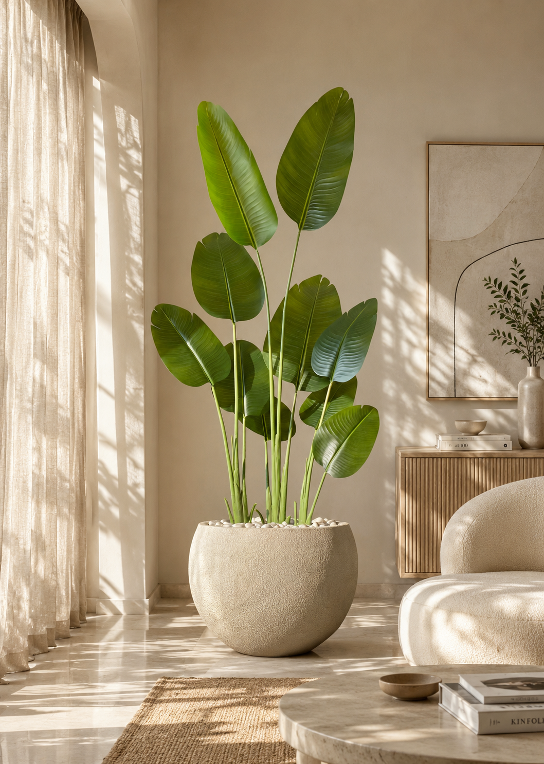 Artificial Cavendish Traveller Plant - 6 Feet