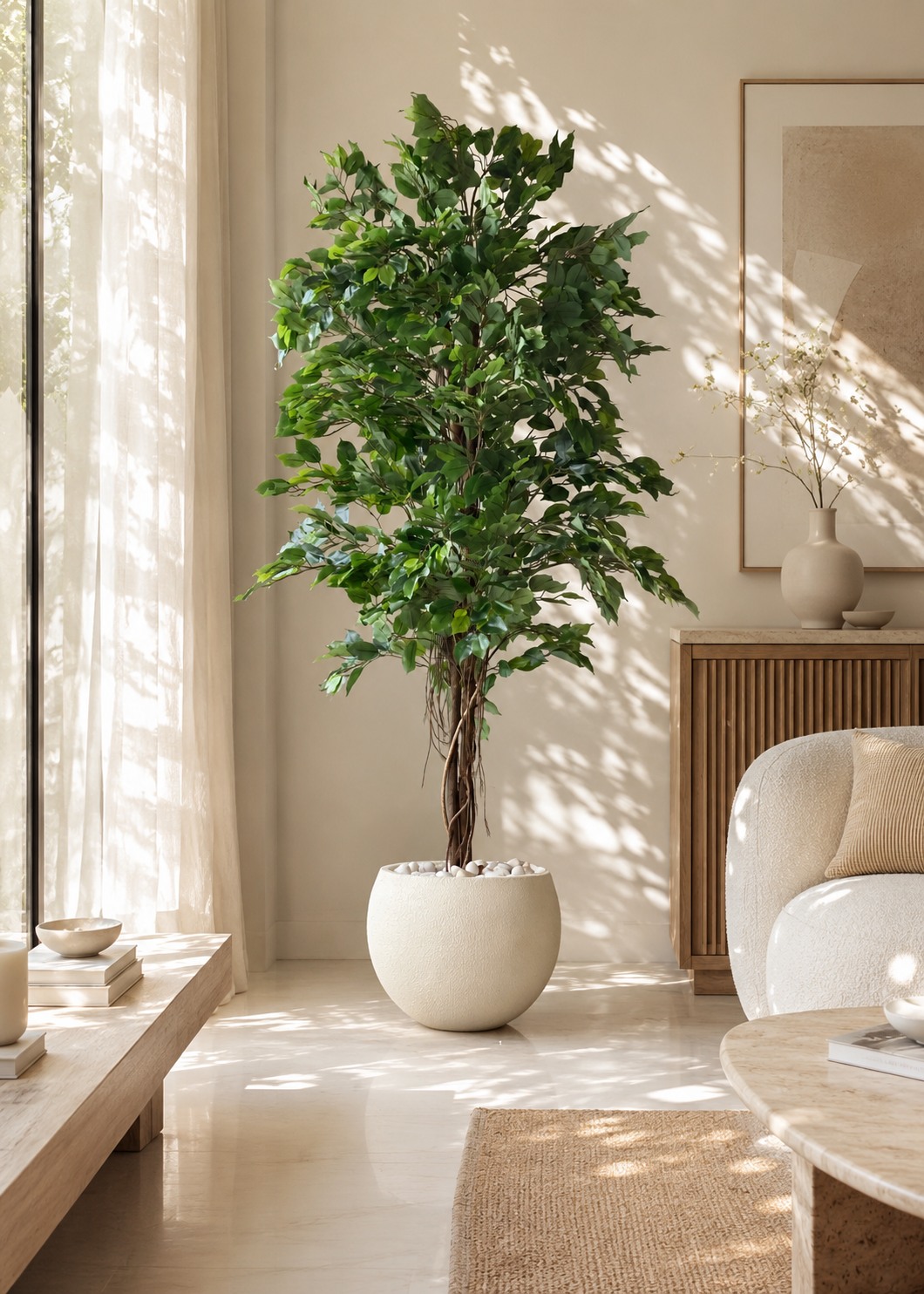 Artificial Aerial Root Ficus Plant - 6.5 Feet